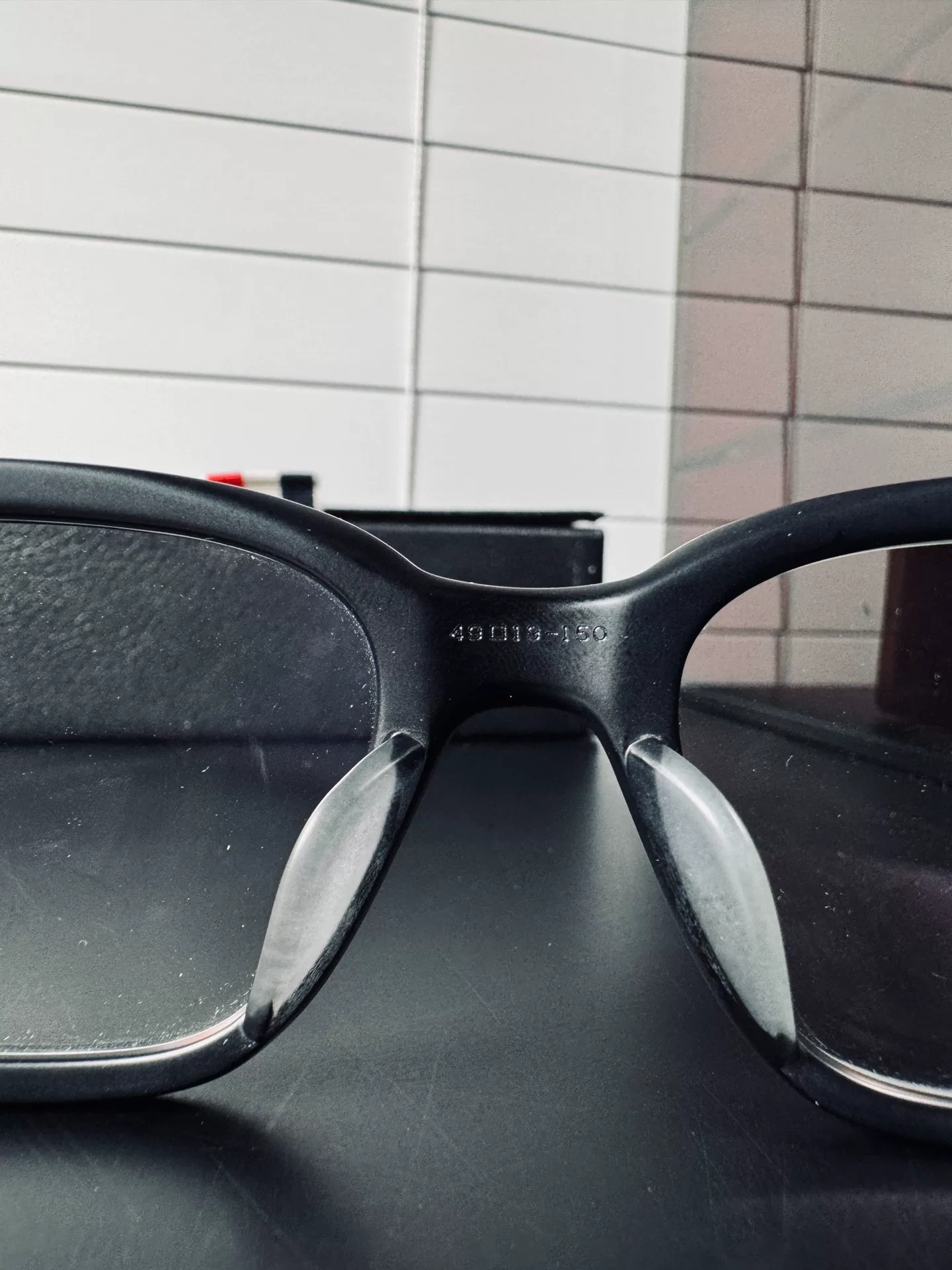 Thom Browne TB-701 Square Optical Glasses — label