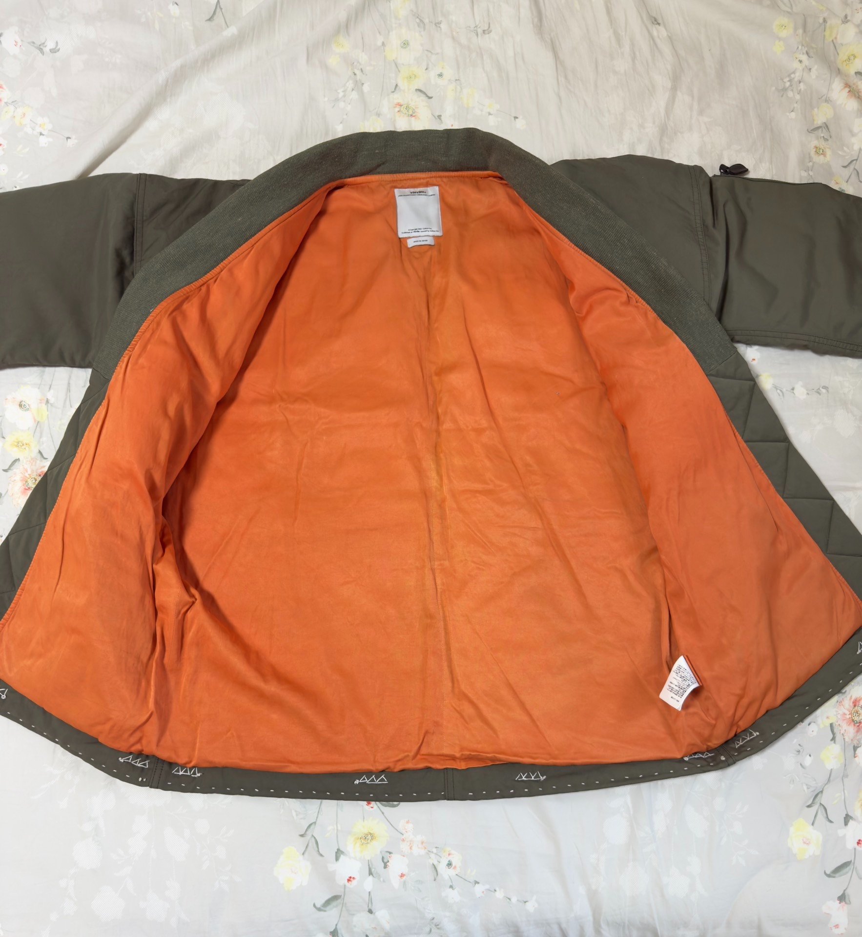 visvim 17AW Mud-Dyed Waterproof Jacket — detail