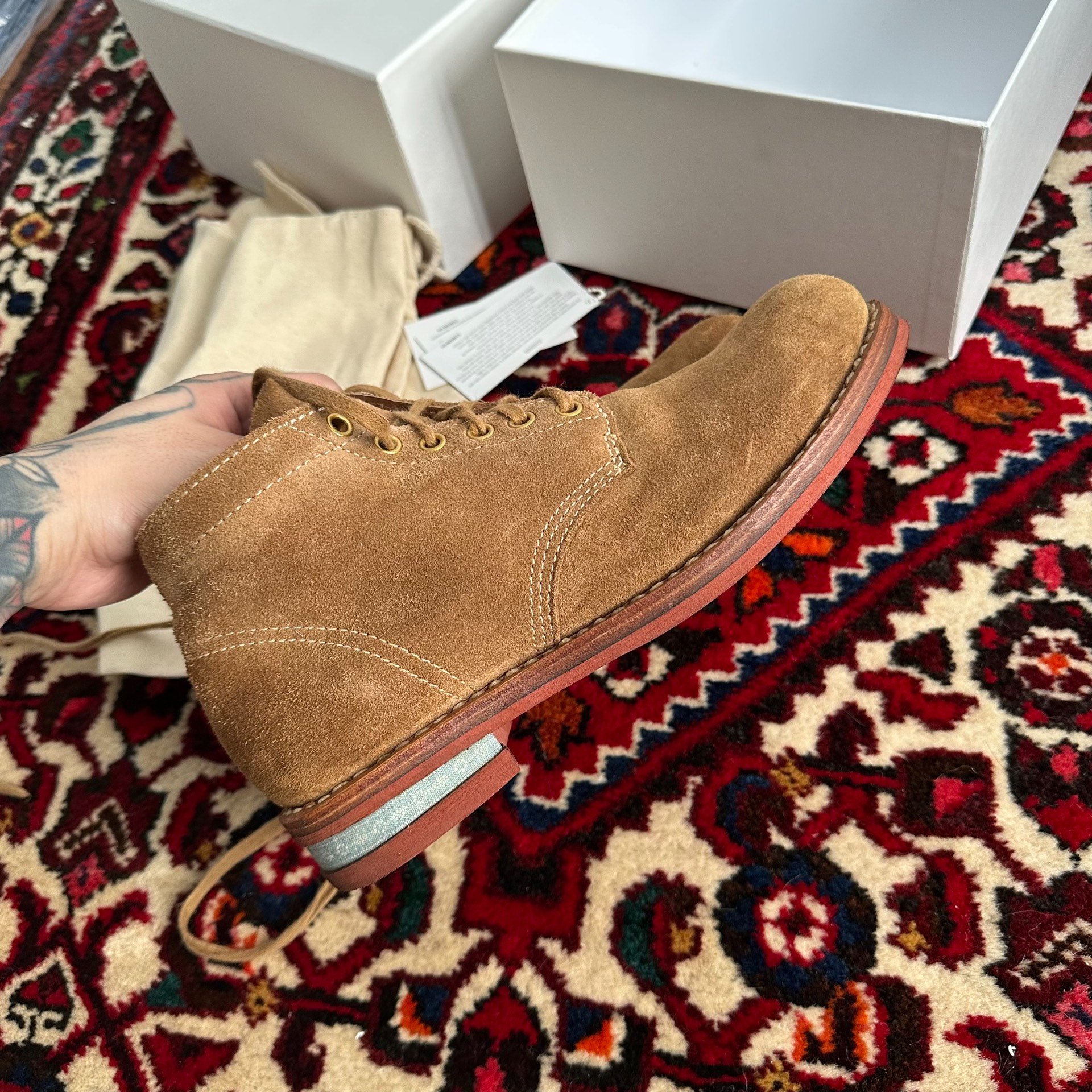 VISVIM 14AW BRIGADIER BOOTS — back