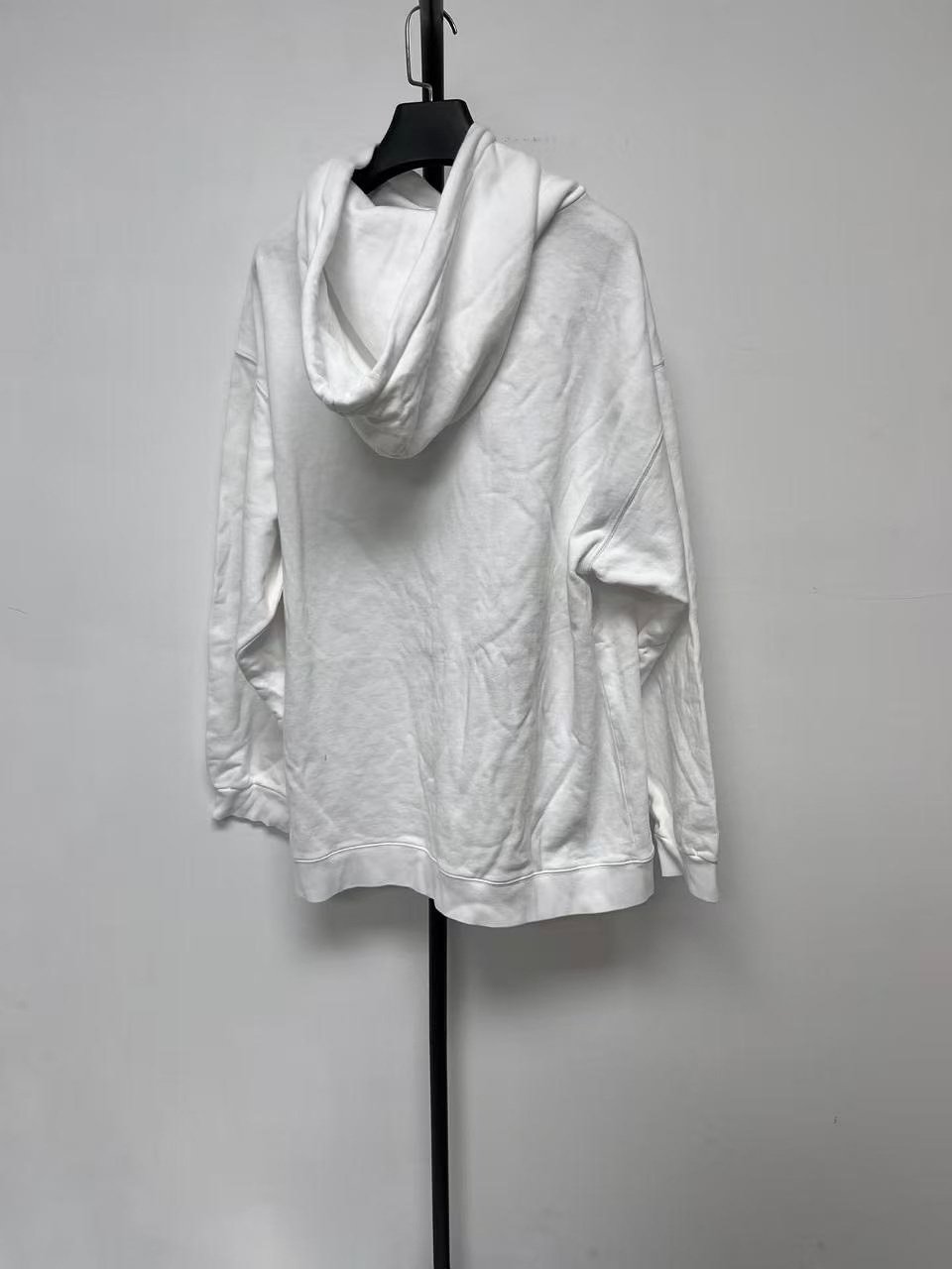 Balenciaga BB Print Drawstring Hoodie — front