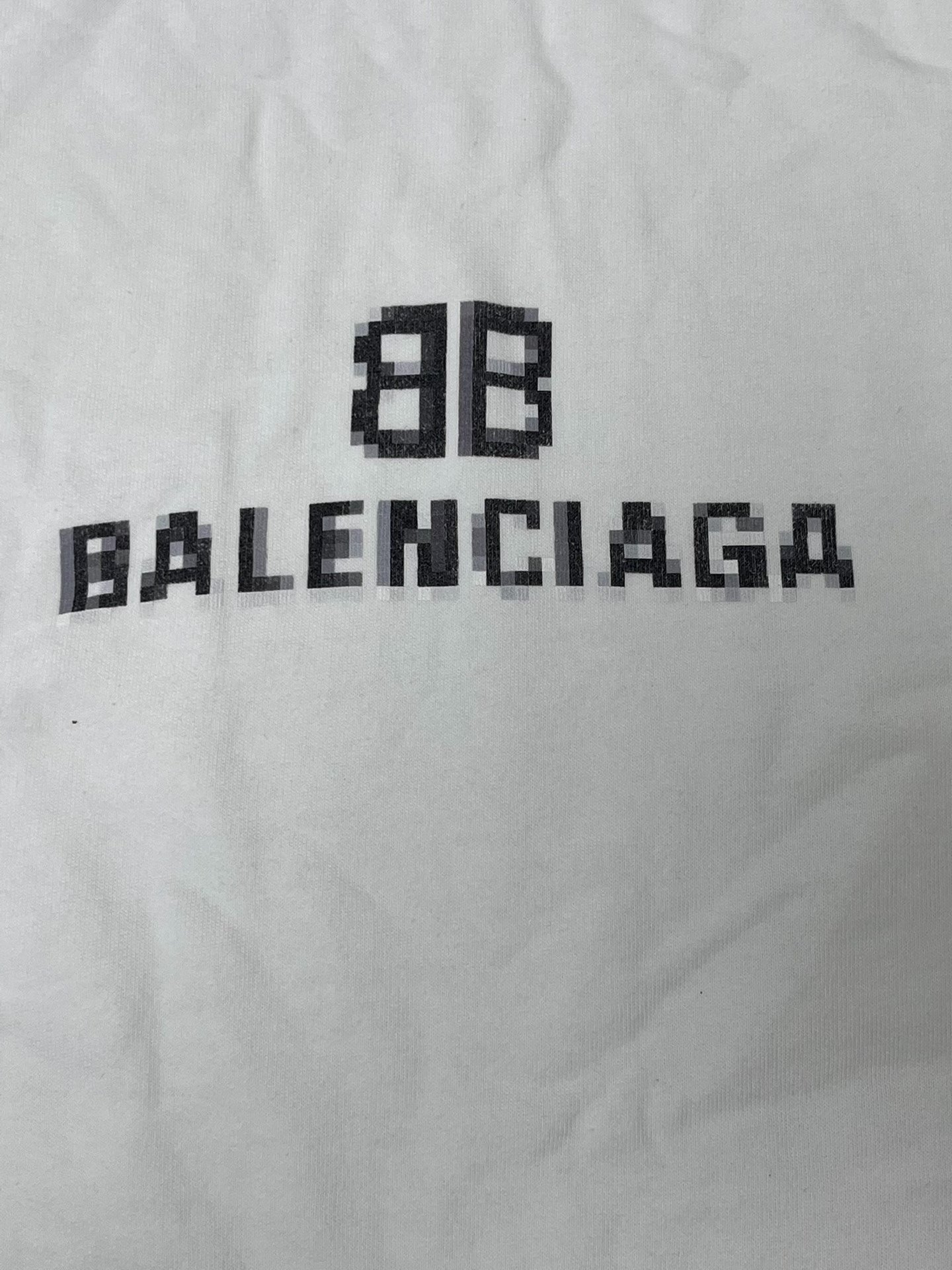 Balenciaga BB Print Drawstring Hoodie — detail
