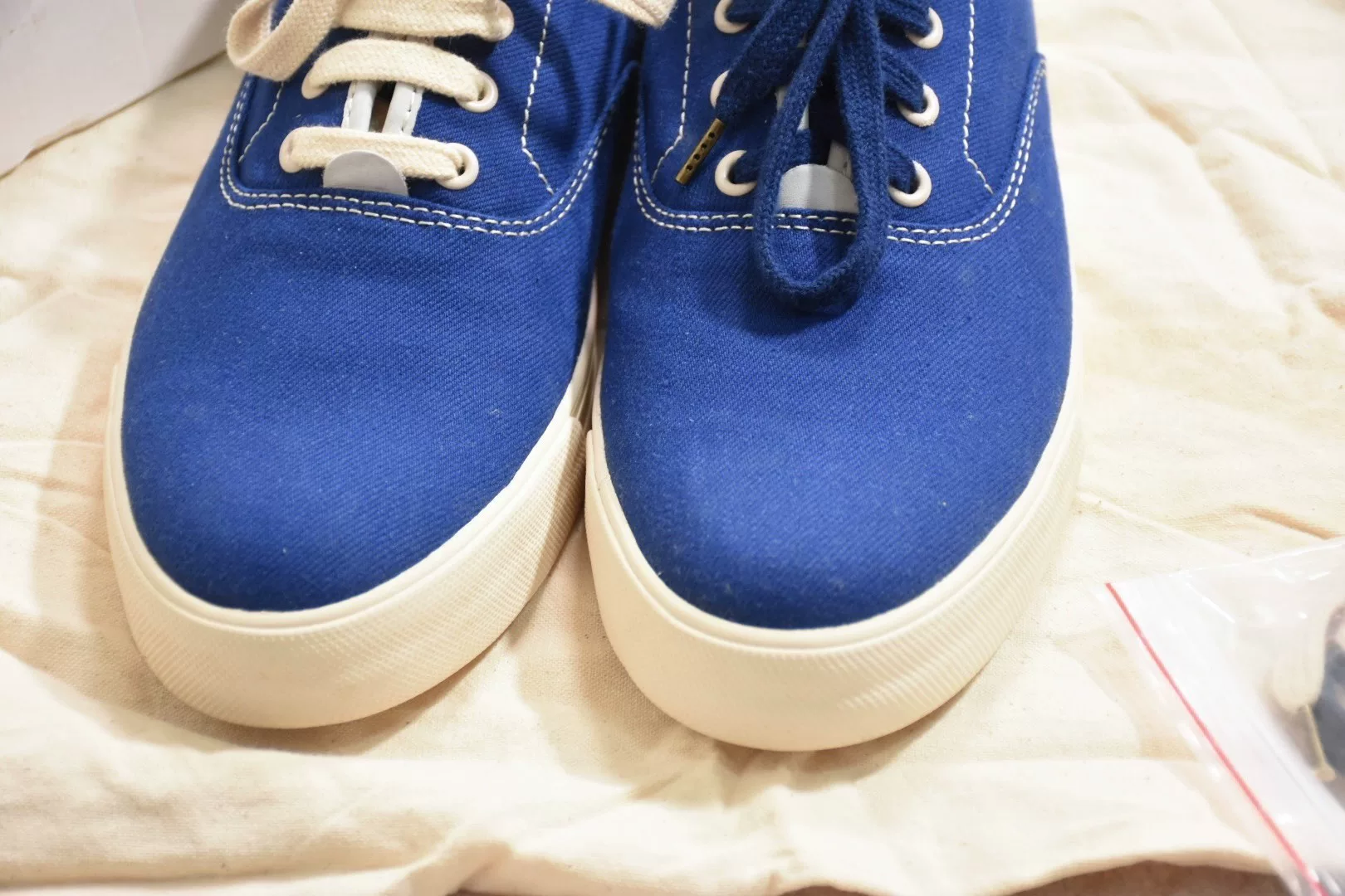 Visvim Logan Deck Lo Canvas Sneakers — label