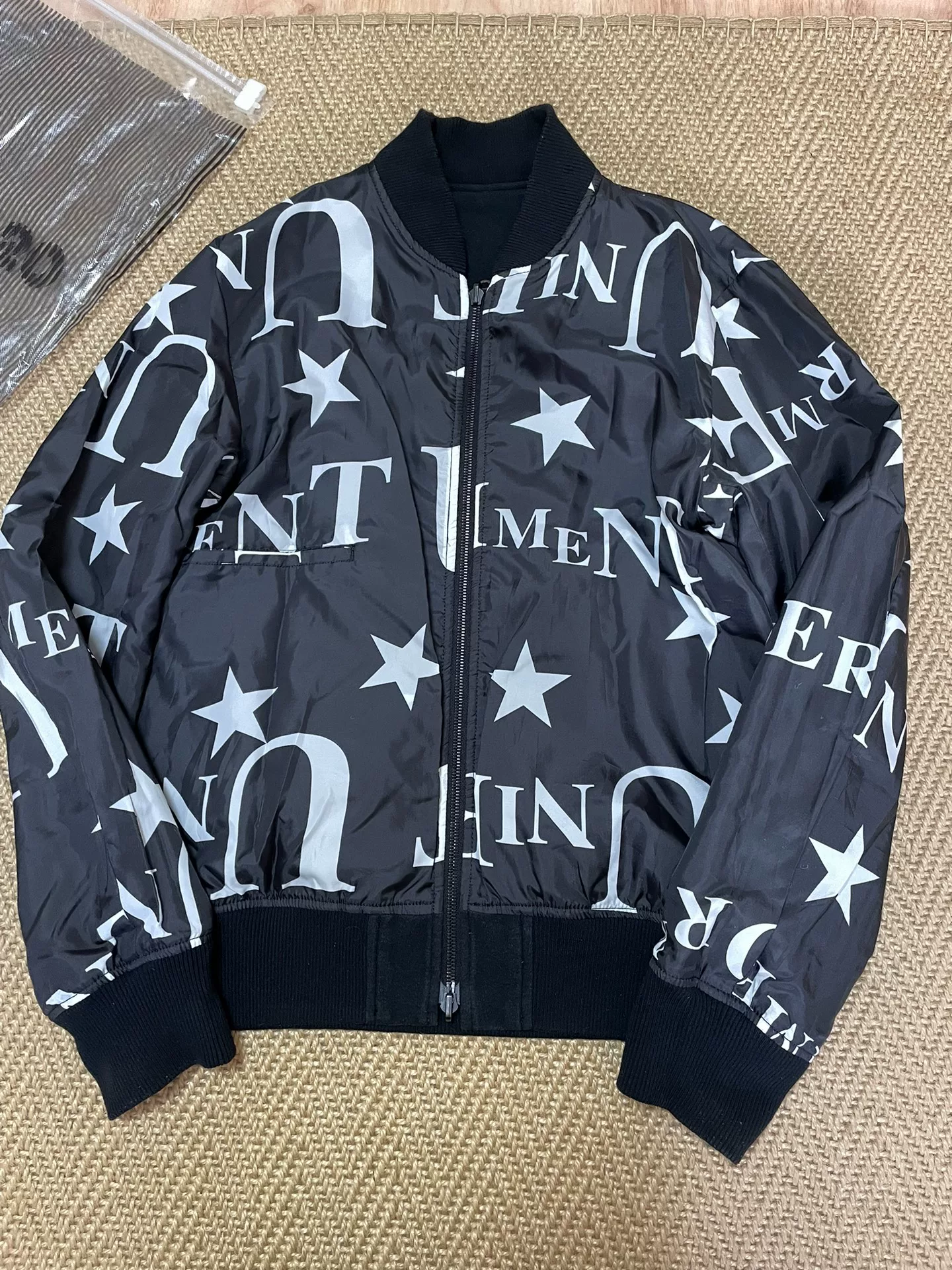 Uniform Experiment Reversible MA-1 Jacket — detail