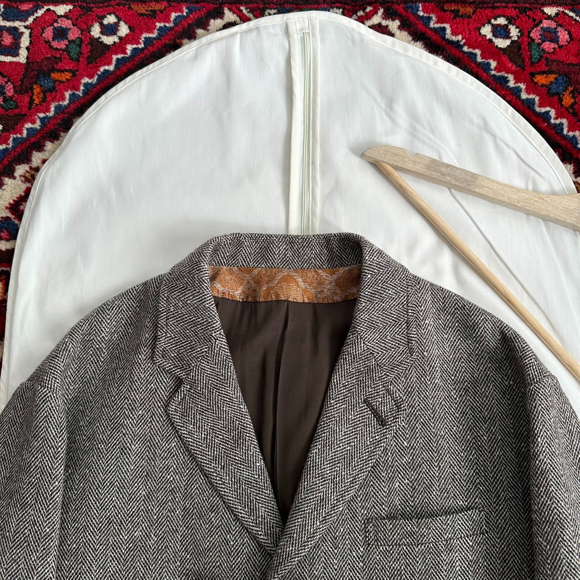 VISVIM 24AW BOWEN BLAZER DONEGAL TWEED — front
