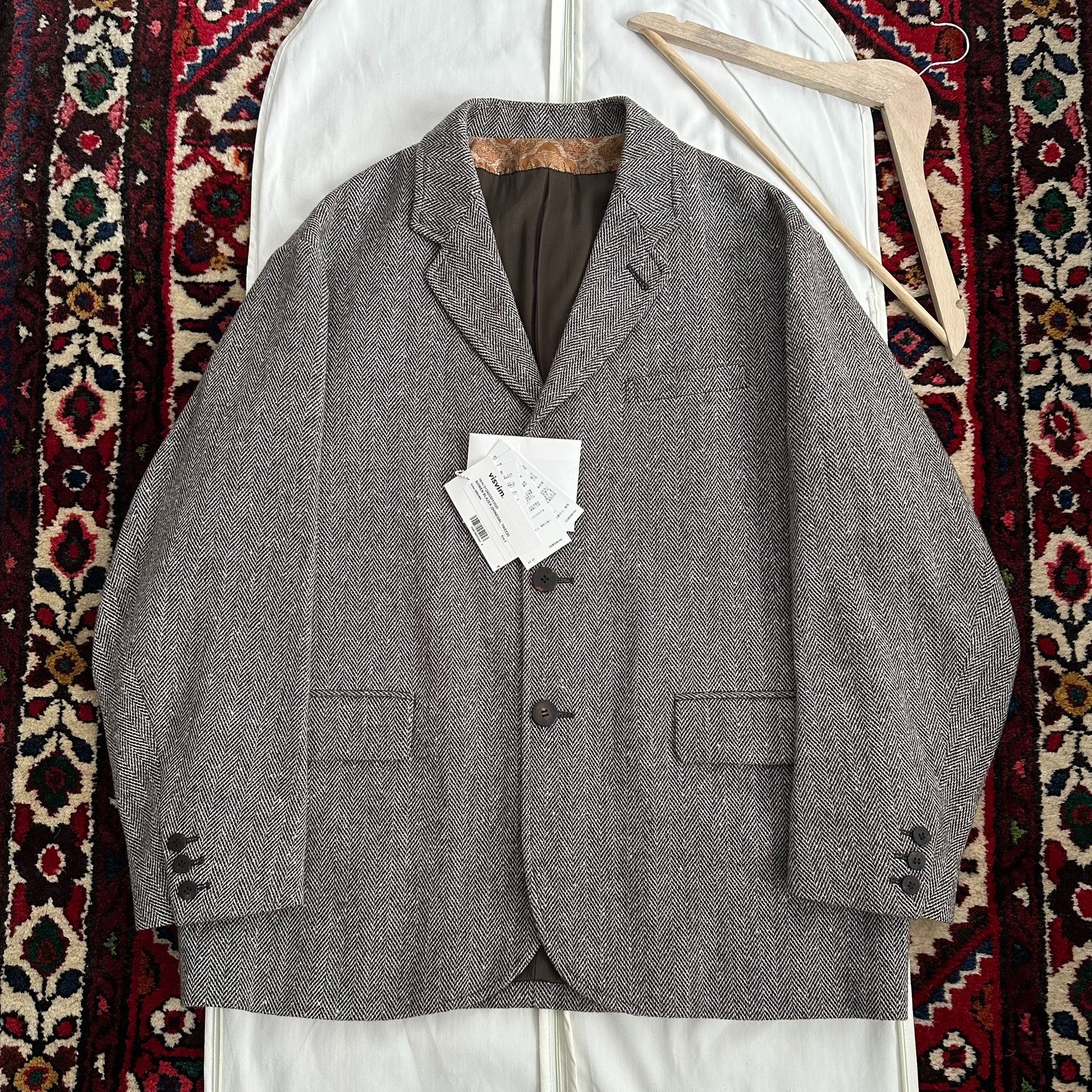 VISVIM 24AW BOWEN BLAZER DONEGAL TWEED