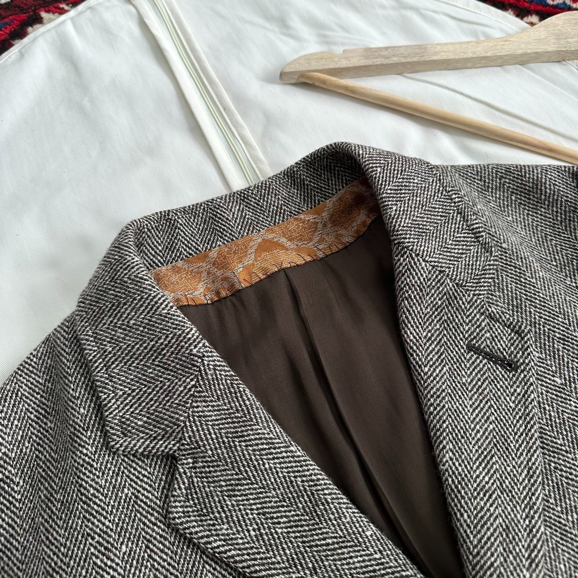 VISVIM 24AW BOWEN BLAZER DONEGAL TWEED — detail
