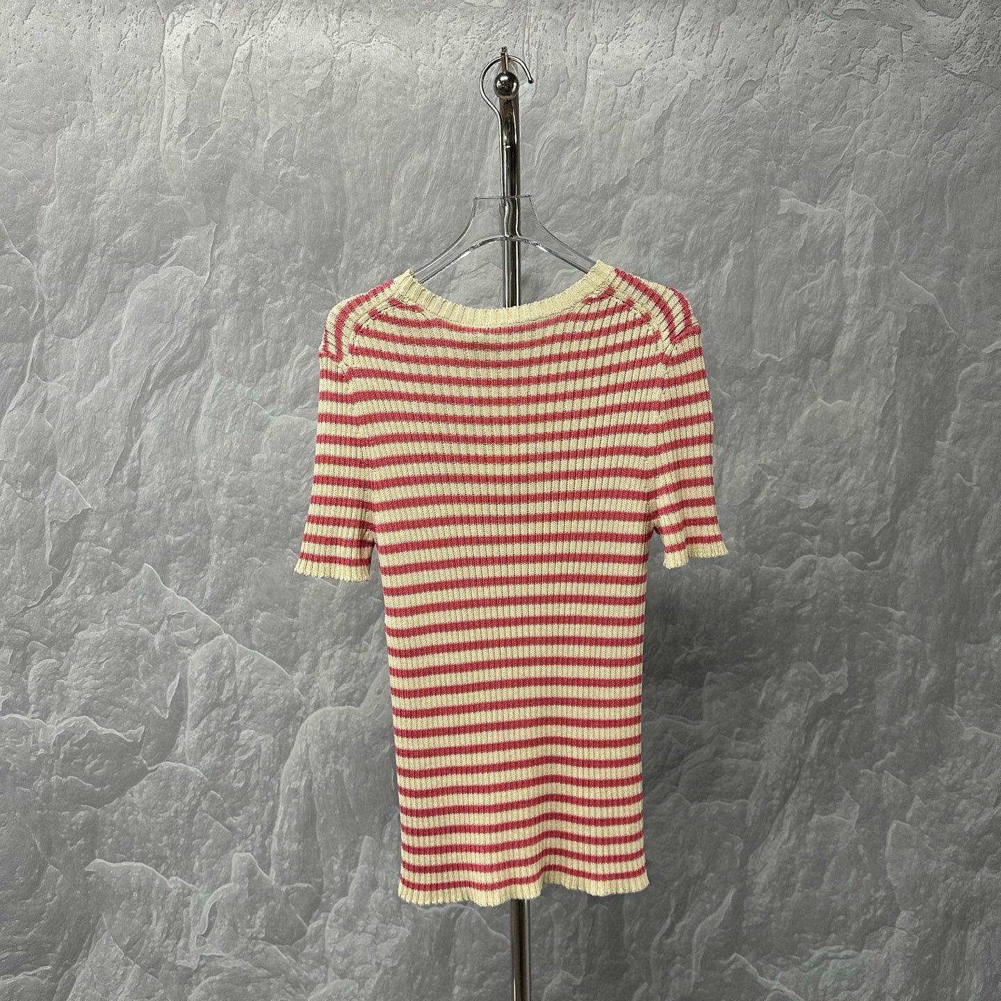 Dior Dioriviera FW24 Logo Striped Knit Top — back