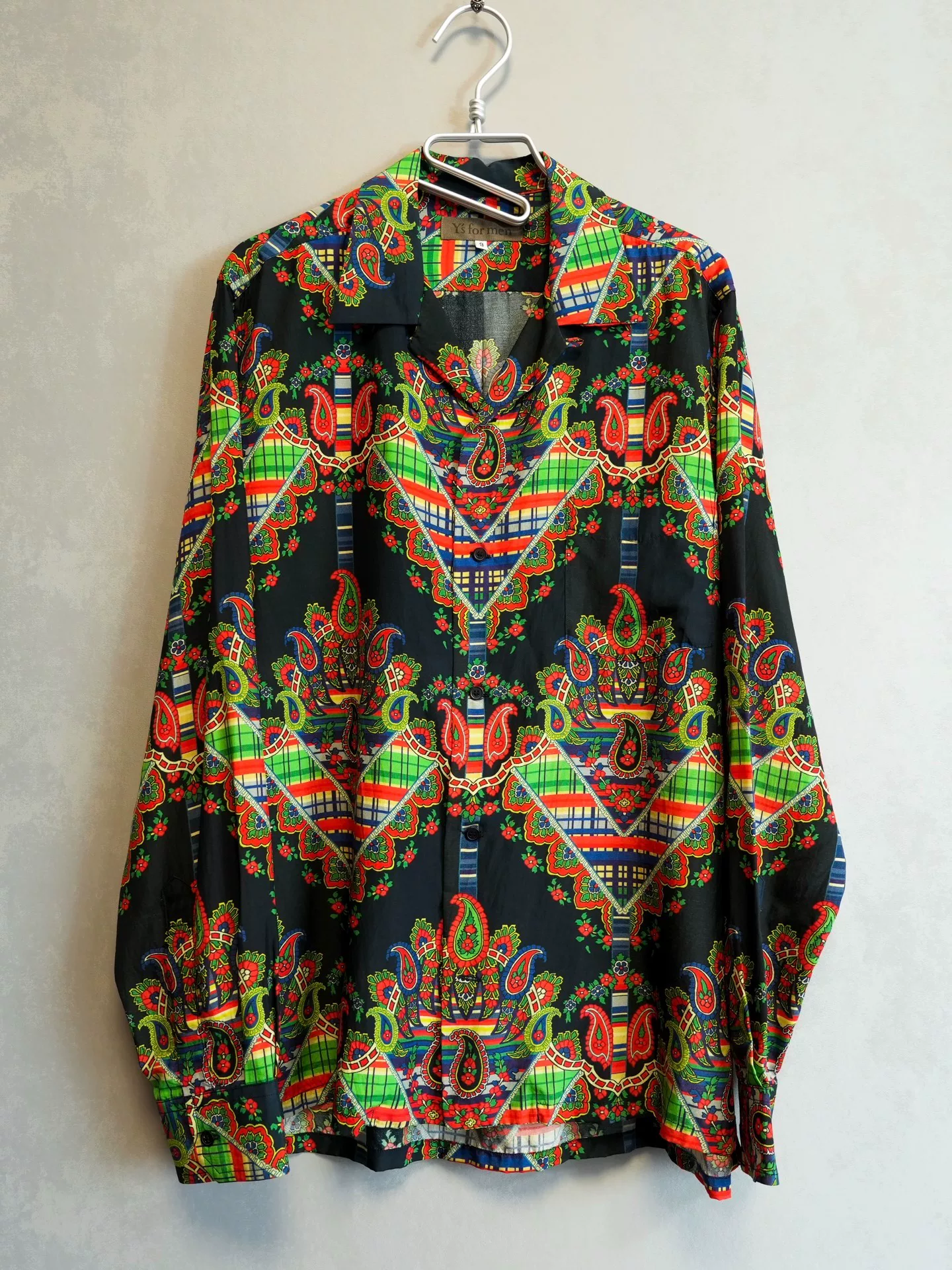 Yohji Yamamoto 04SS Silk Button-Up Shirt