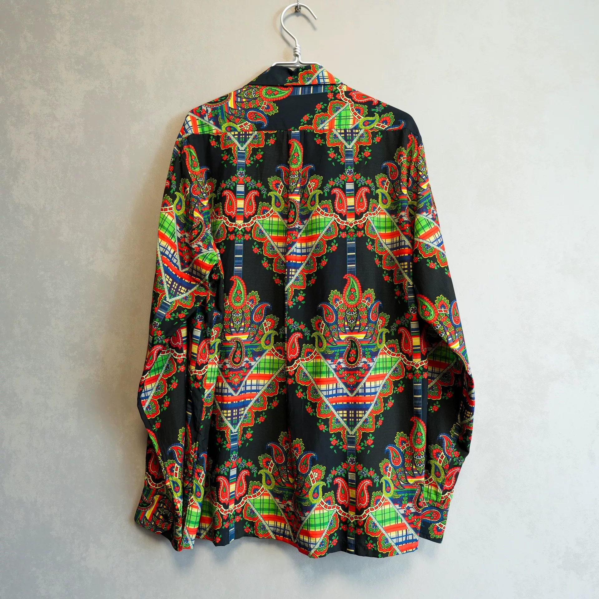 Yohji Yamamoto 04SS Silk Button-Up Shirt — detail