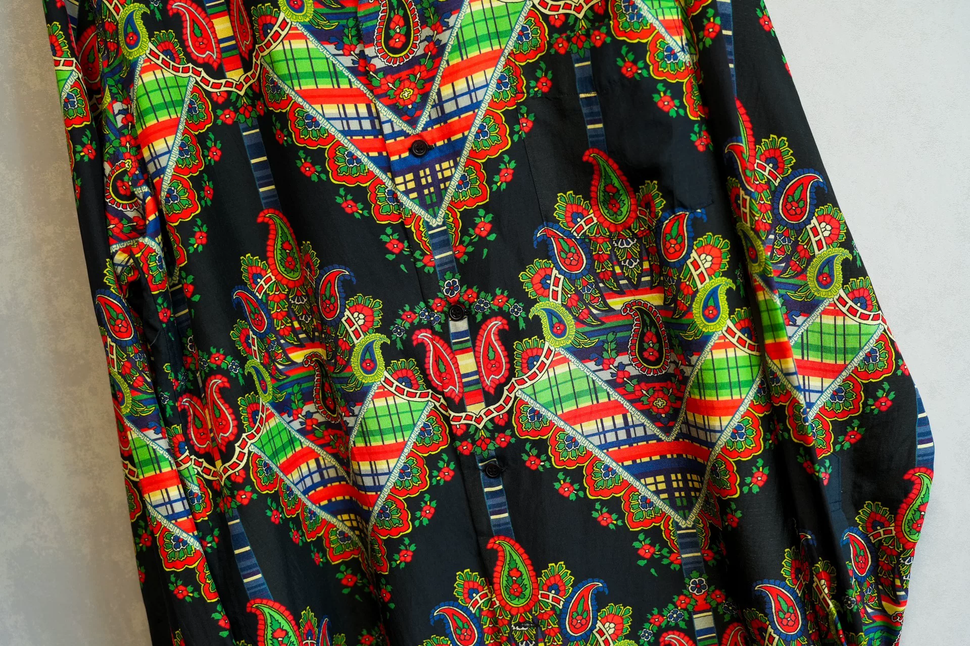Yohji Yamamoto 04SS Silk Button-Up Shirt — label