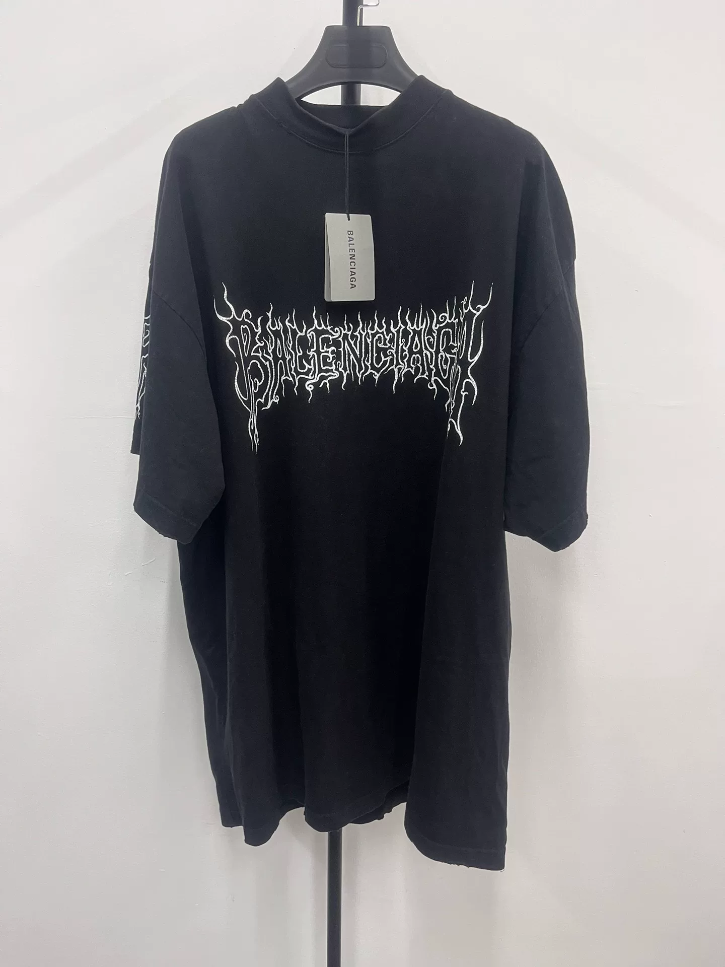 Balenciaga Dragon Lightning Logo Oversized Shirt