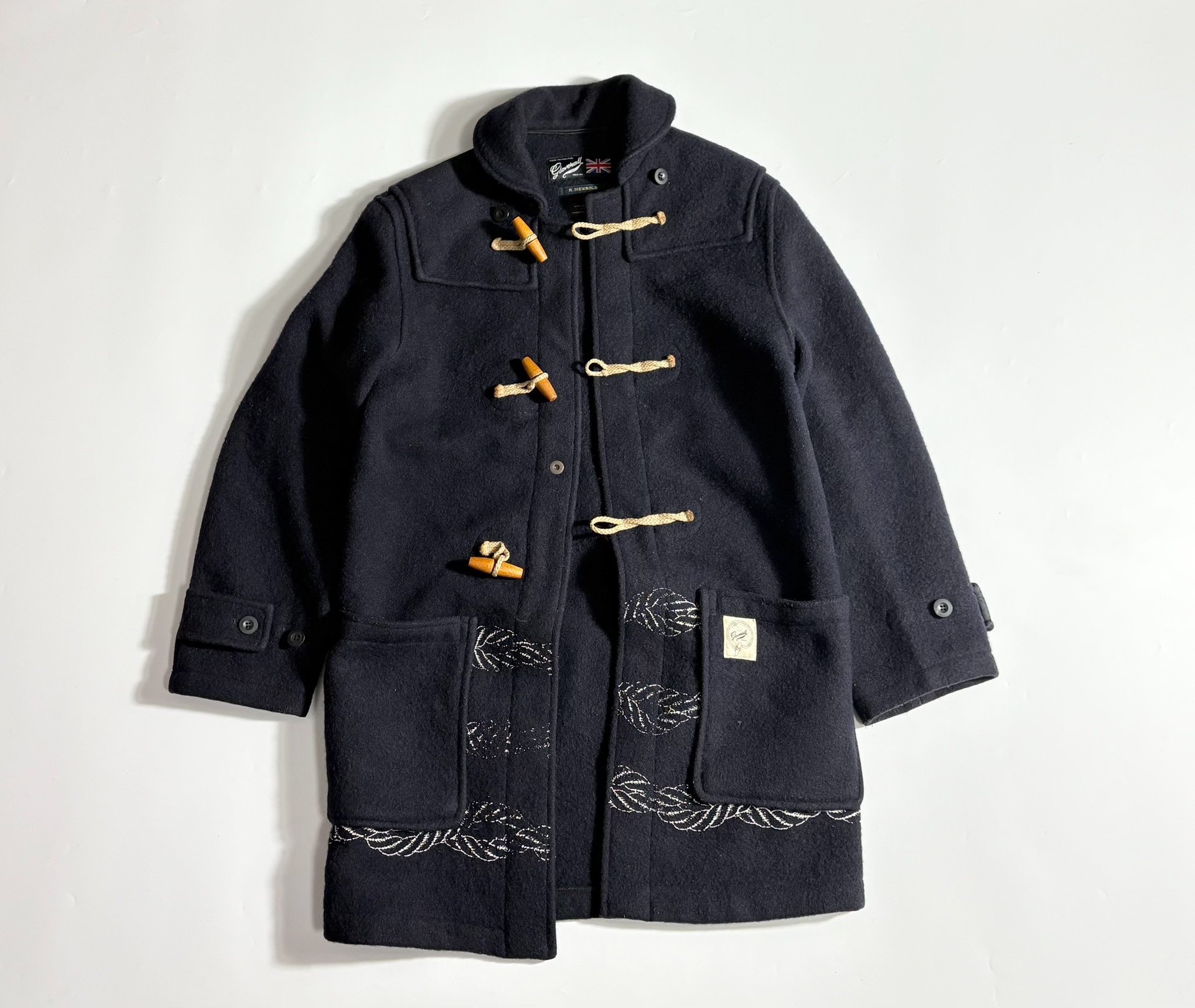 Gloverall x R.nwebold Wool Duffle Coat — front