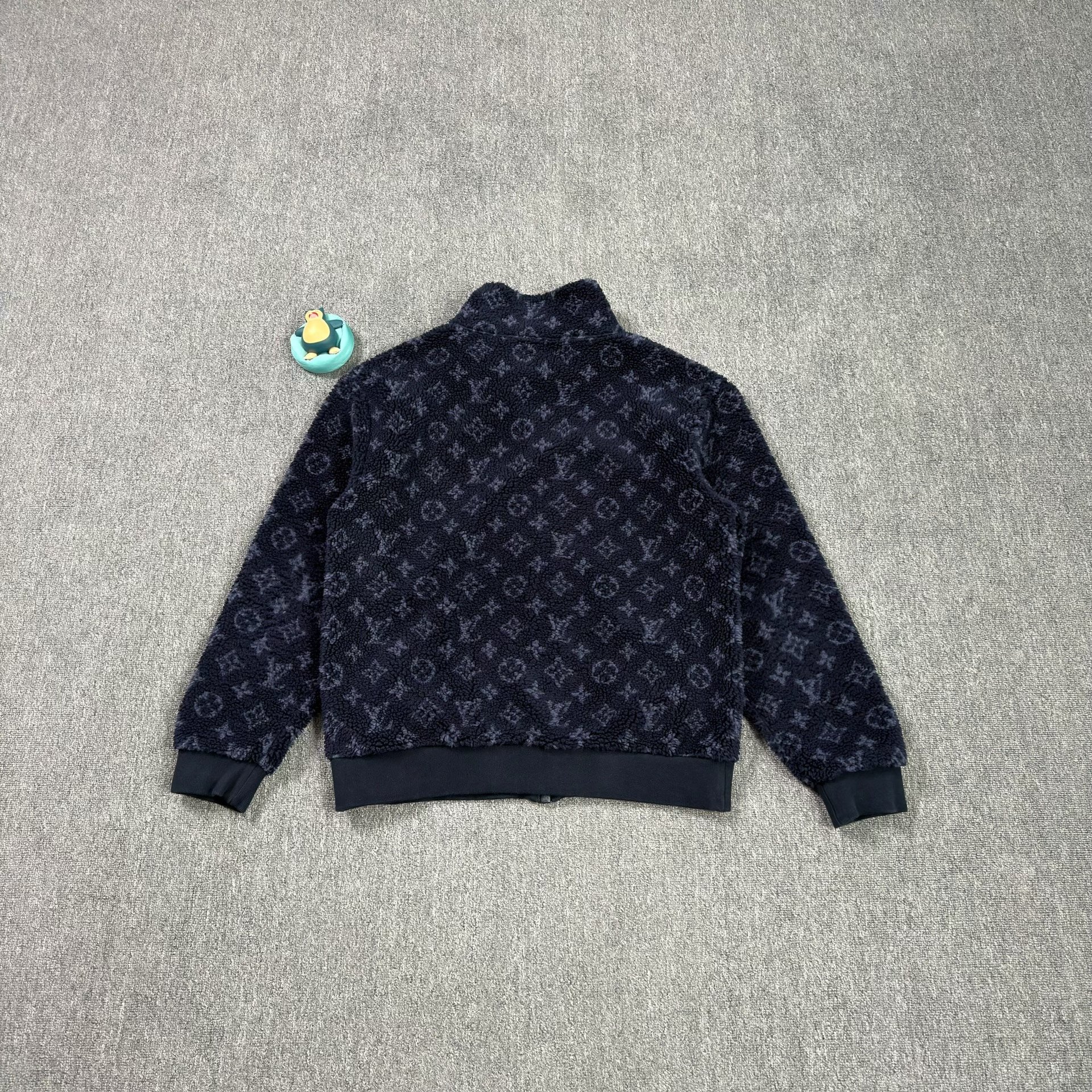 Louis Vuitton Full-Print Logo Fleece Jacket — front