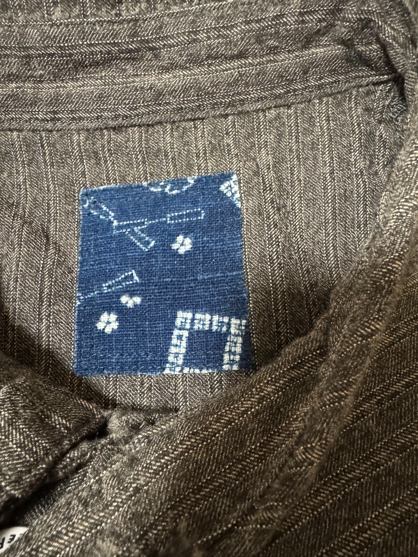 visvim 21ss ICT Grease Monkey Coat — detail