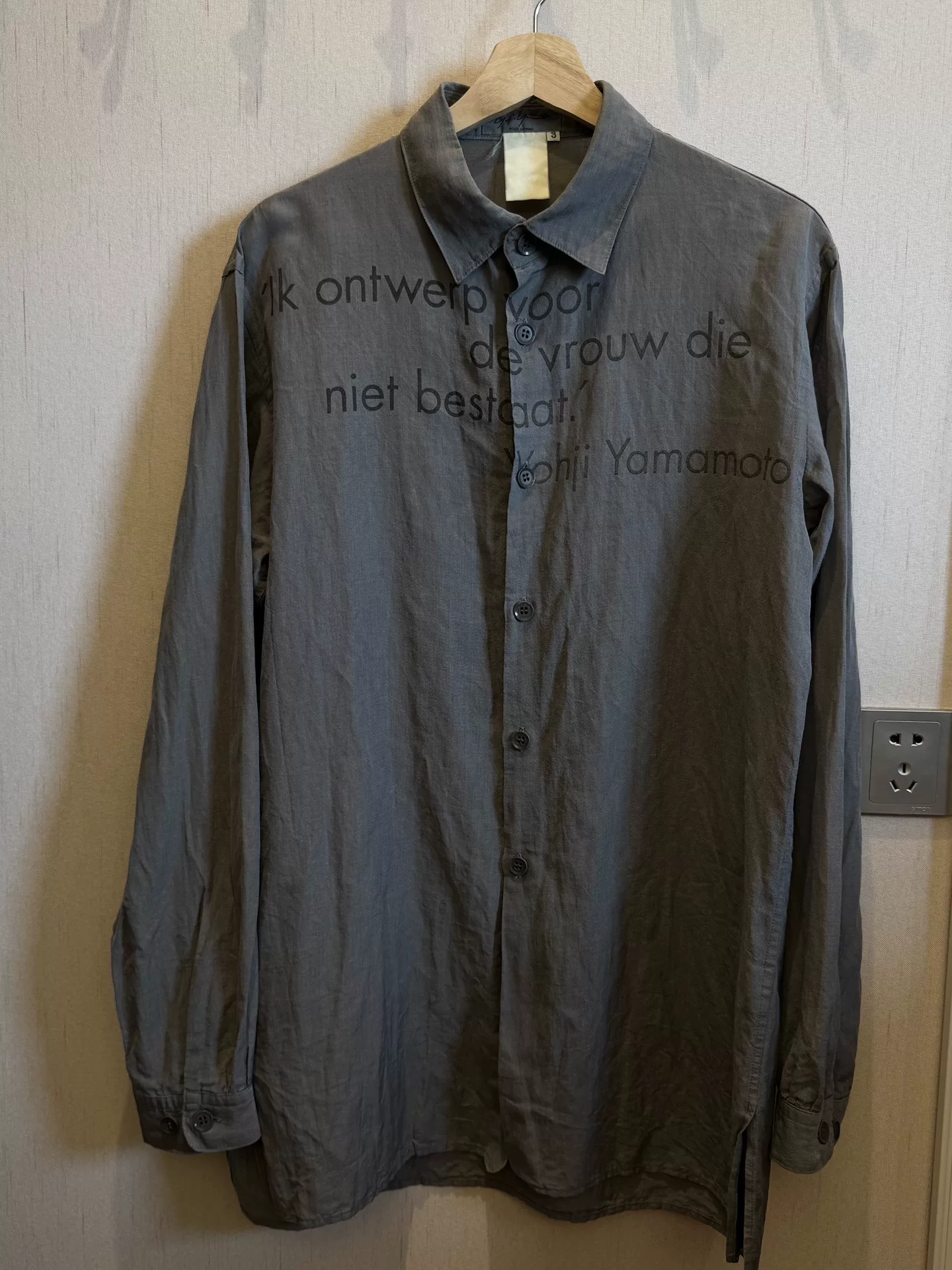 Yohji Yamamoto 2000 SS Long-Sleeve Shirt