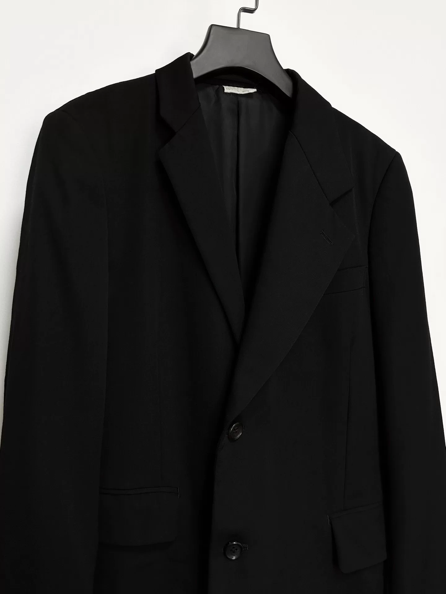 Comme des Garçons 17AW Thin Wool Coat — label