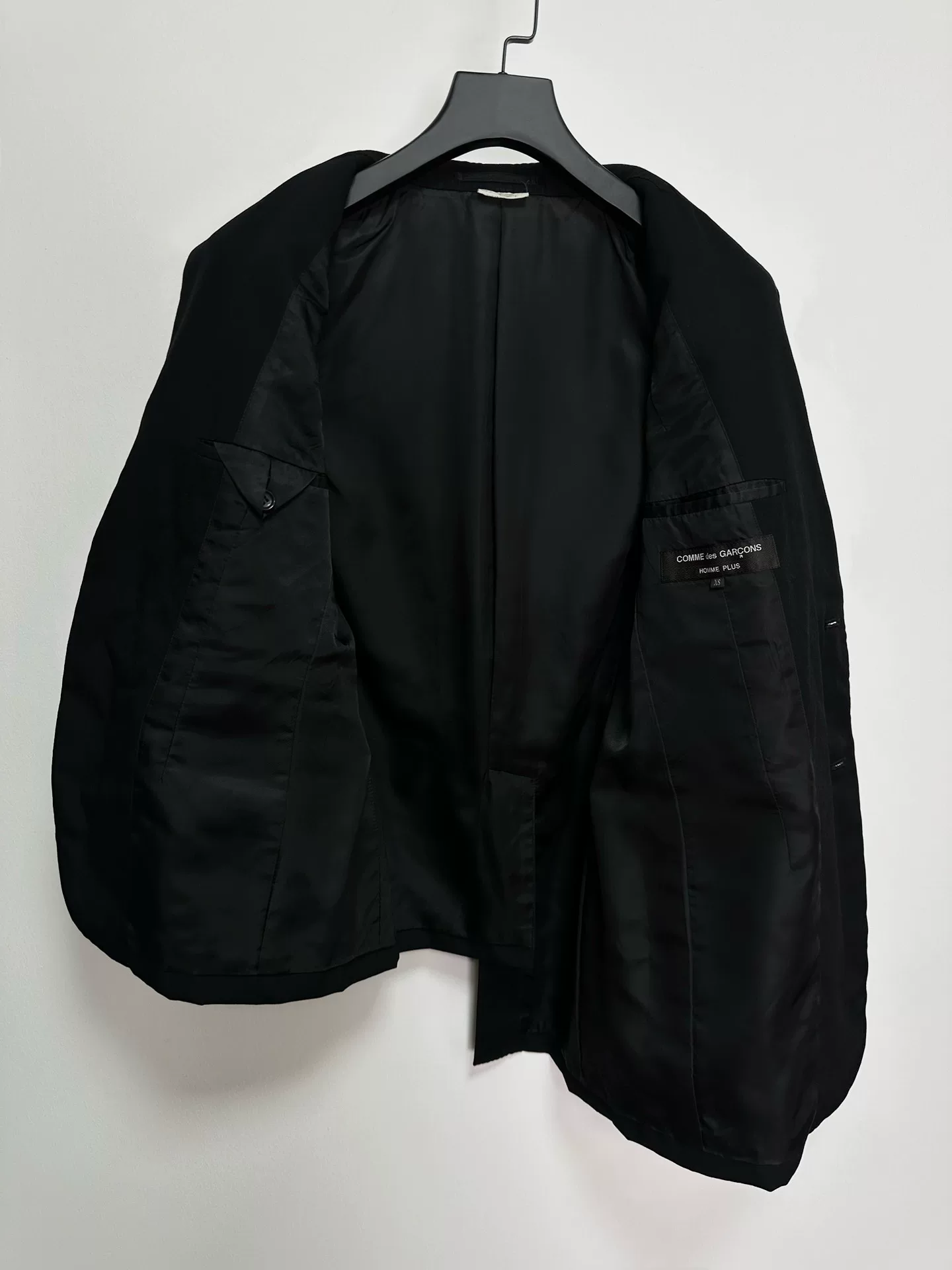 Comme des Garçons 17AW Thin Wool Coat — back