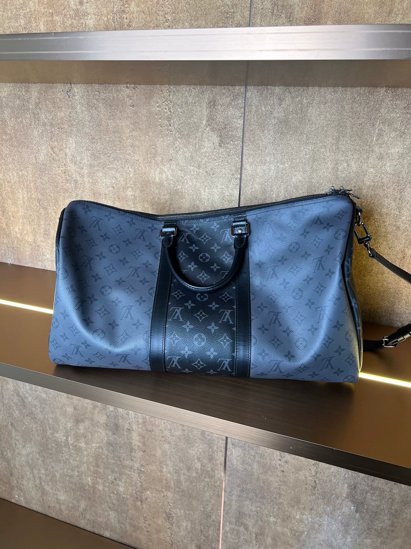 Louis Vuitton Keepall 50 Duffle Bag — front