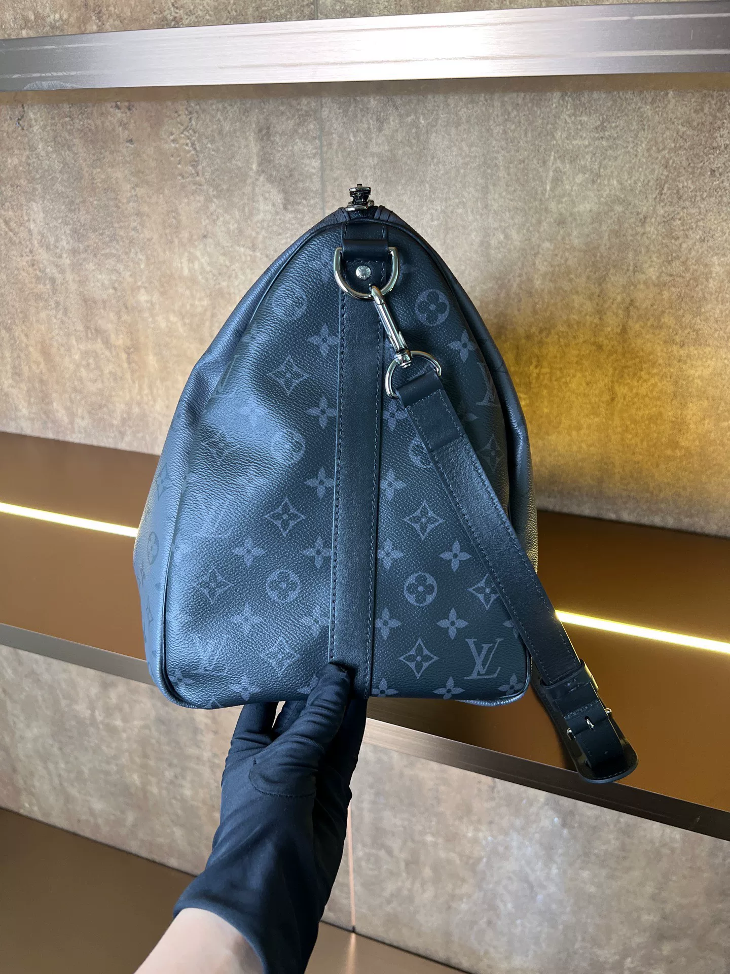 Louis Vuitton Keepall 50 Duffle Bag — back