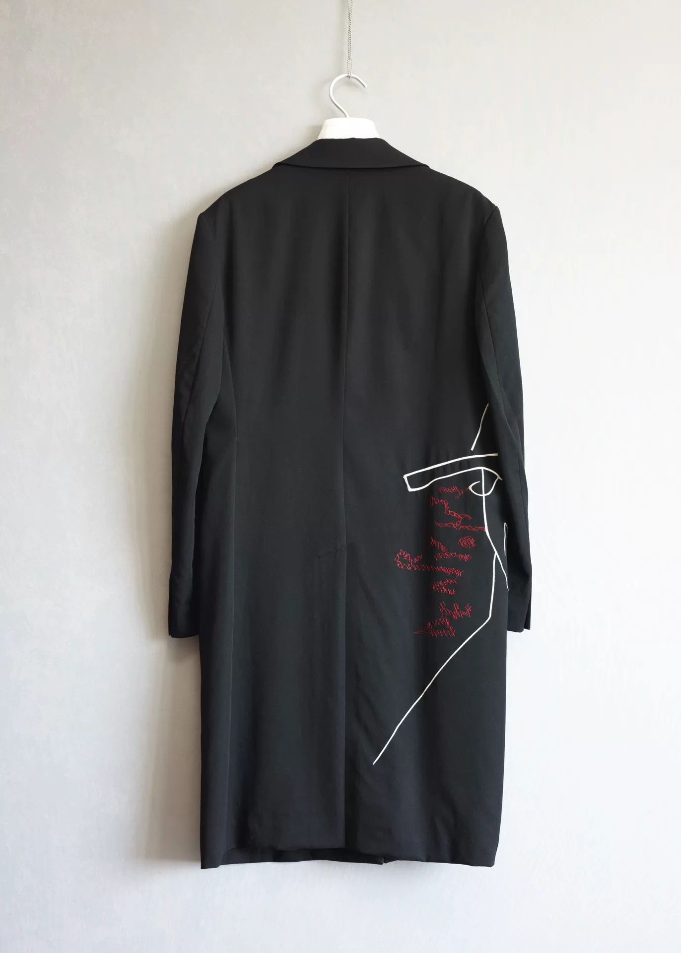 Yohji Yamamoto 22SS Rie Pattern Dr.JKT Coat — detail