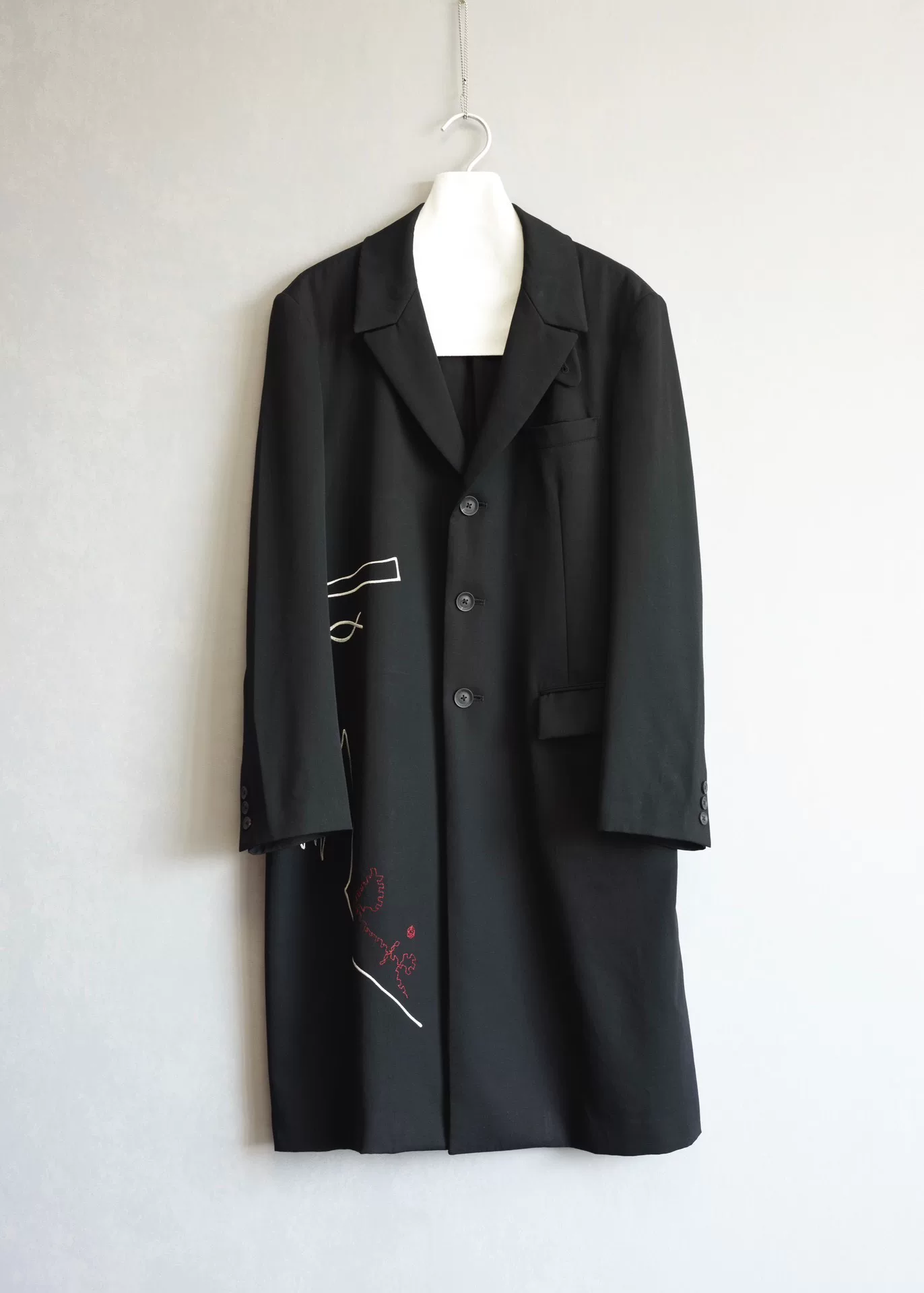 Yohji Yamamoto 22SS Rie Pattern Dr.JKT Coat
