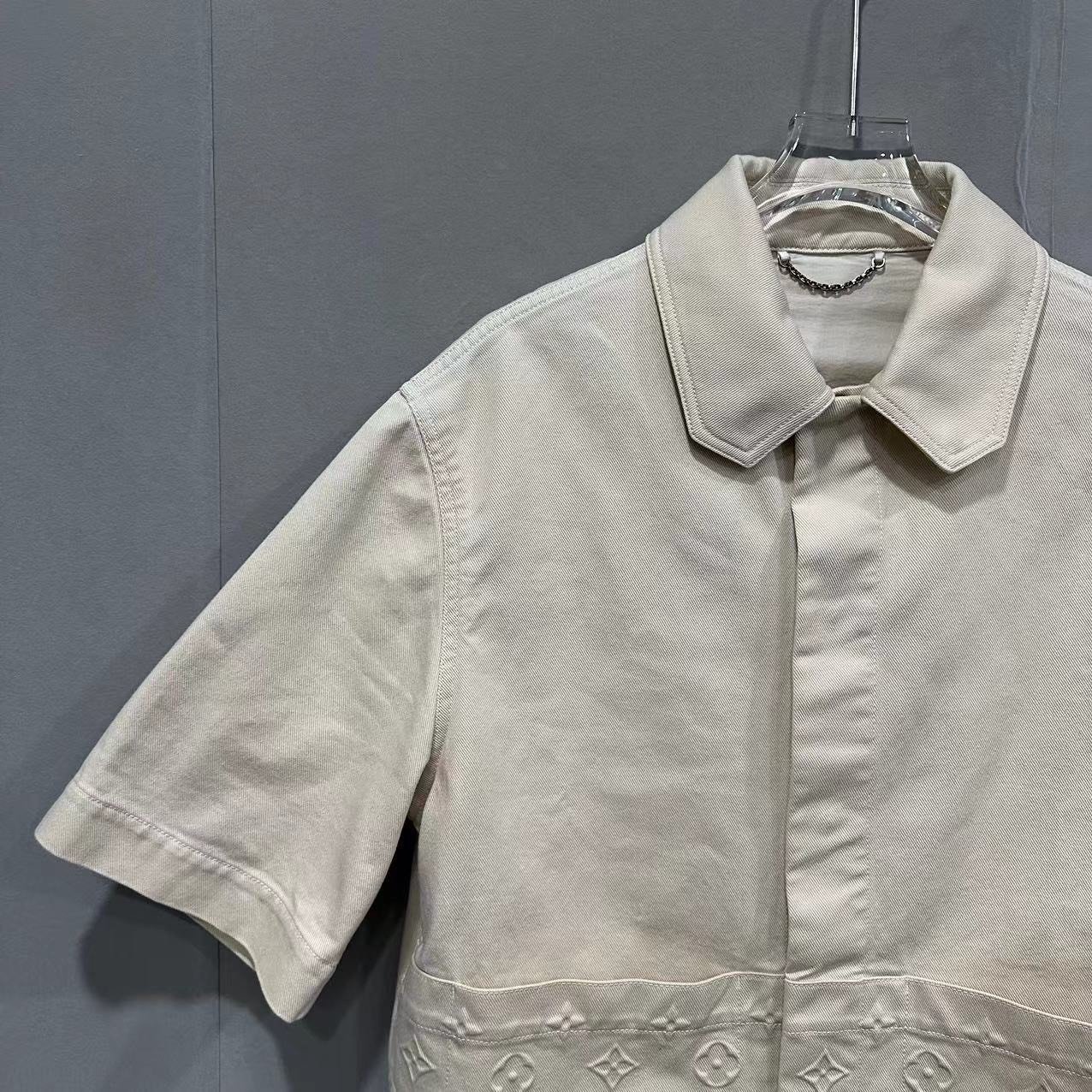 Louis Vuitton SS23 Short-Sleeve Shirt — front
