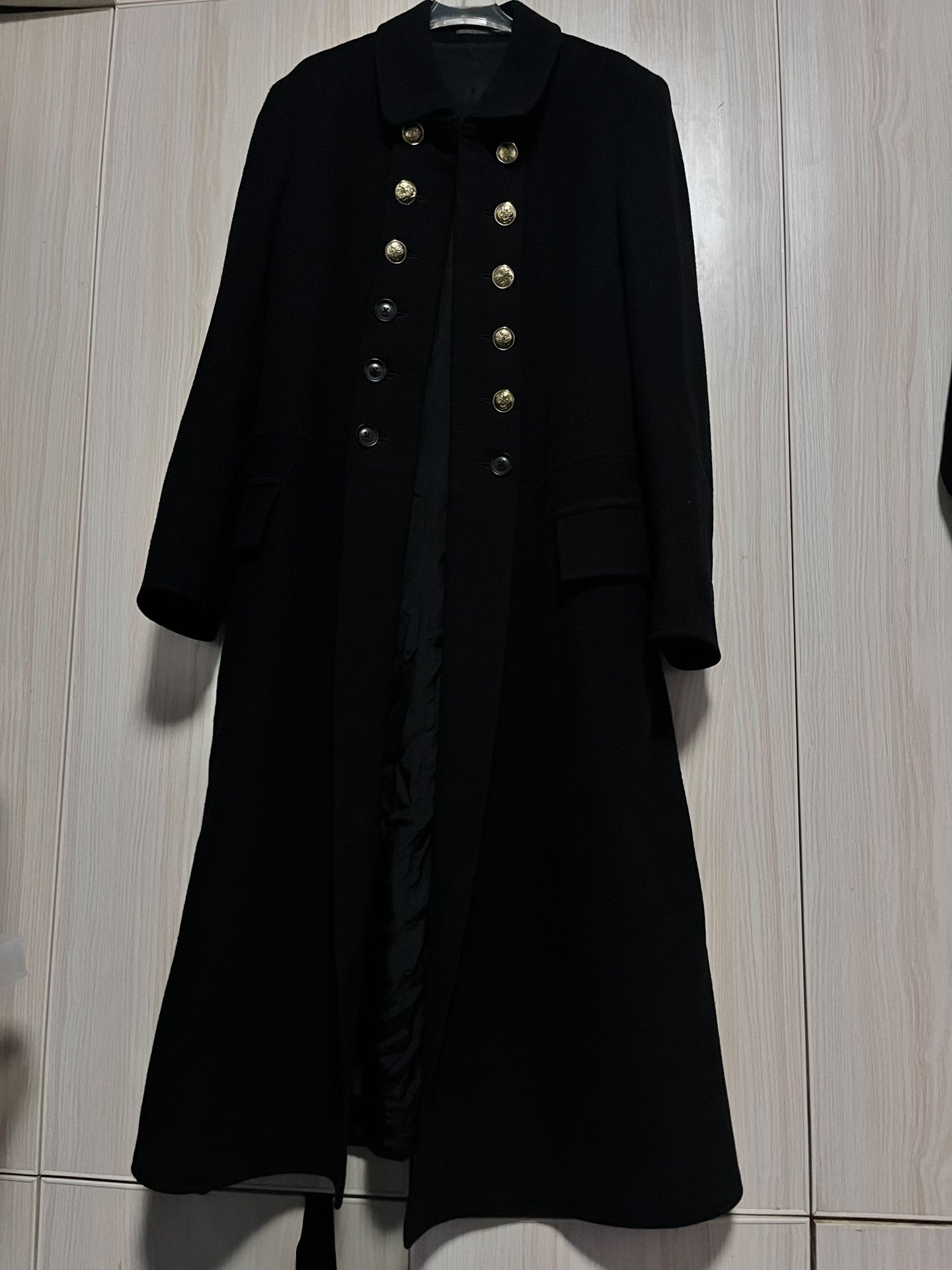 Yohji Yamamoto Gold Button Long Coat