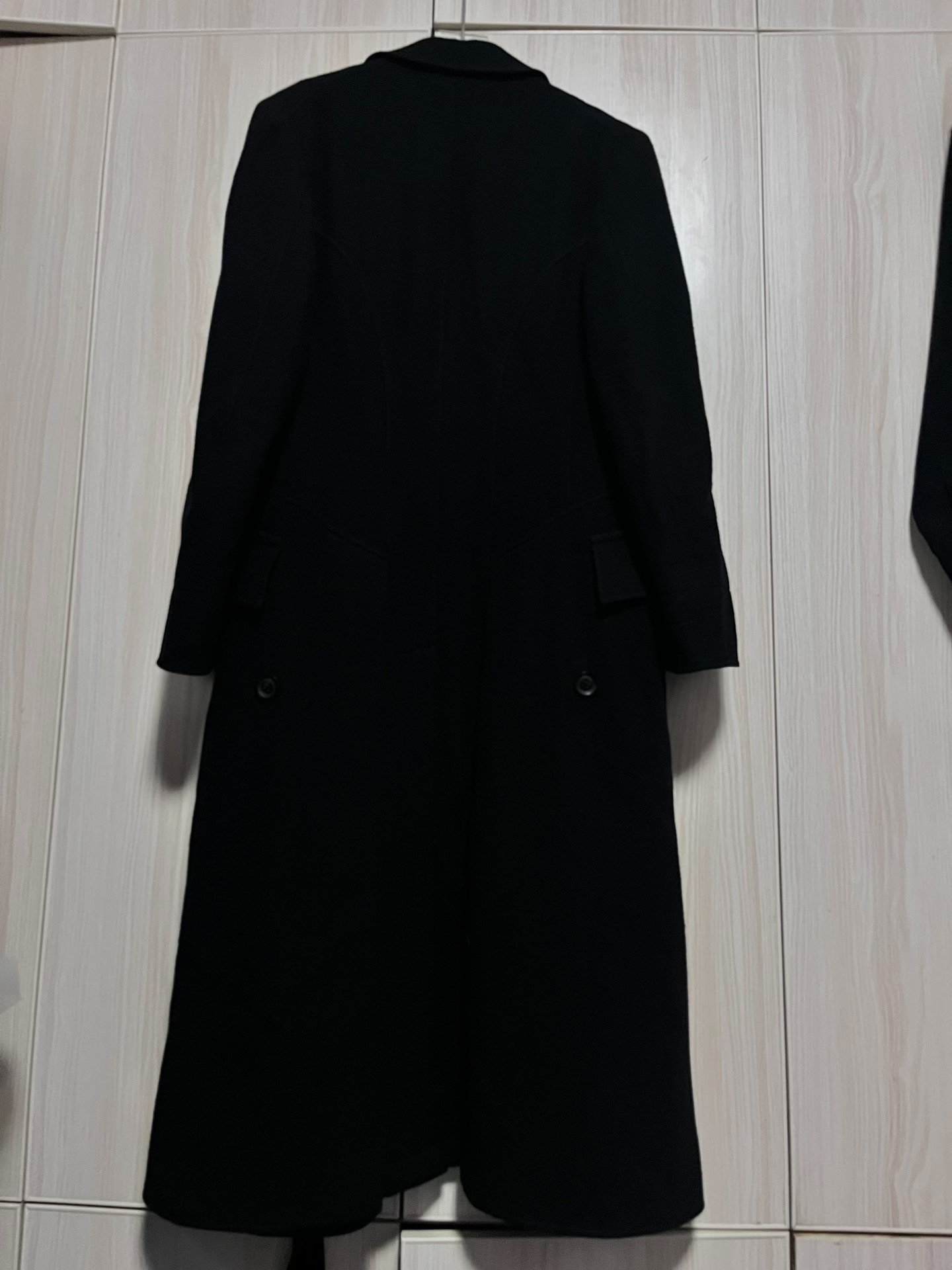Yohji Yamamoto Gold Button Long Coat — label