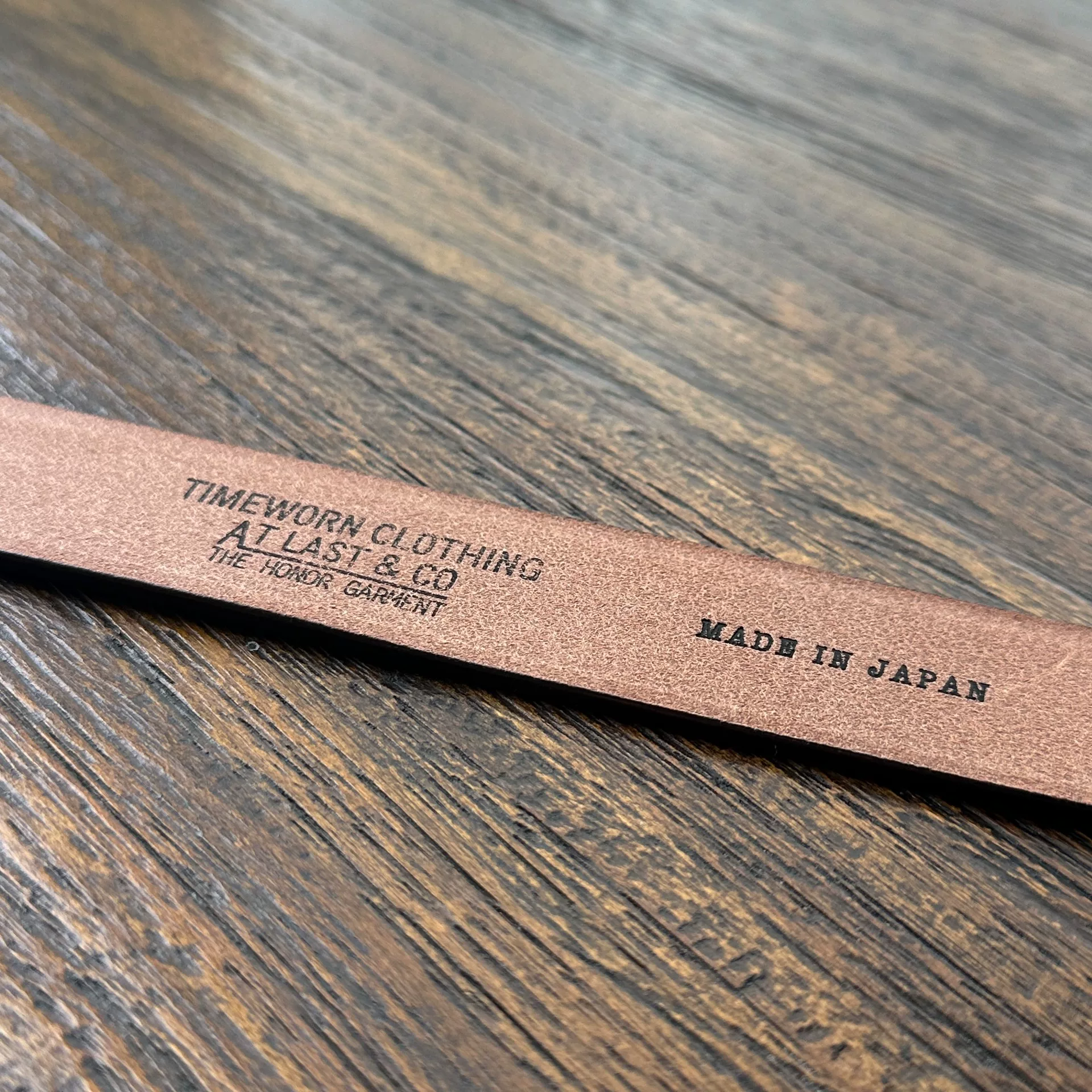 TWC New Vintage Tea Core Belt — detail