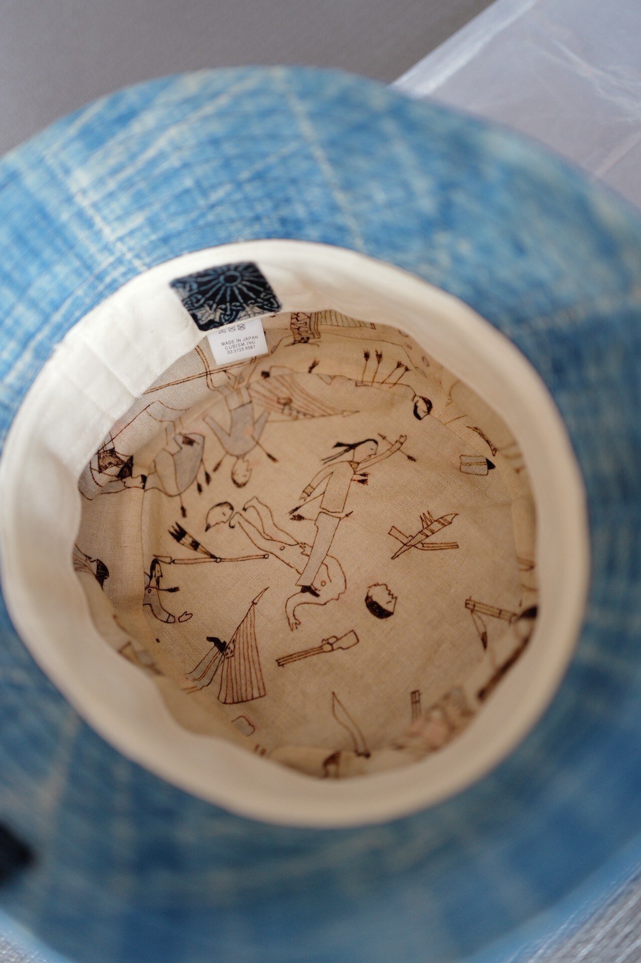 visvim 22ss dome bucket hat — label