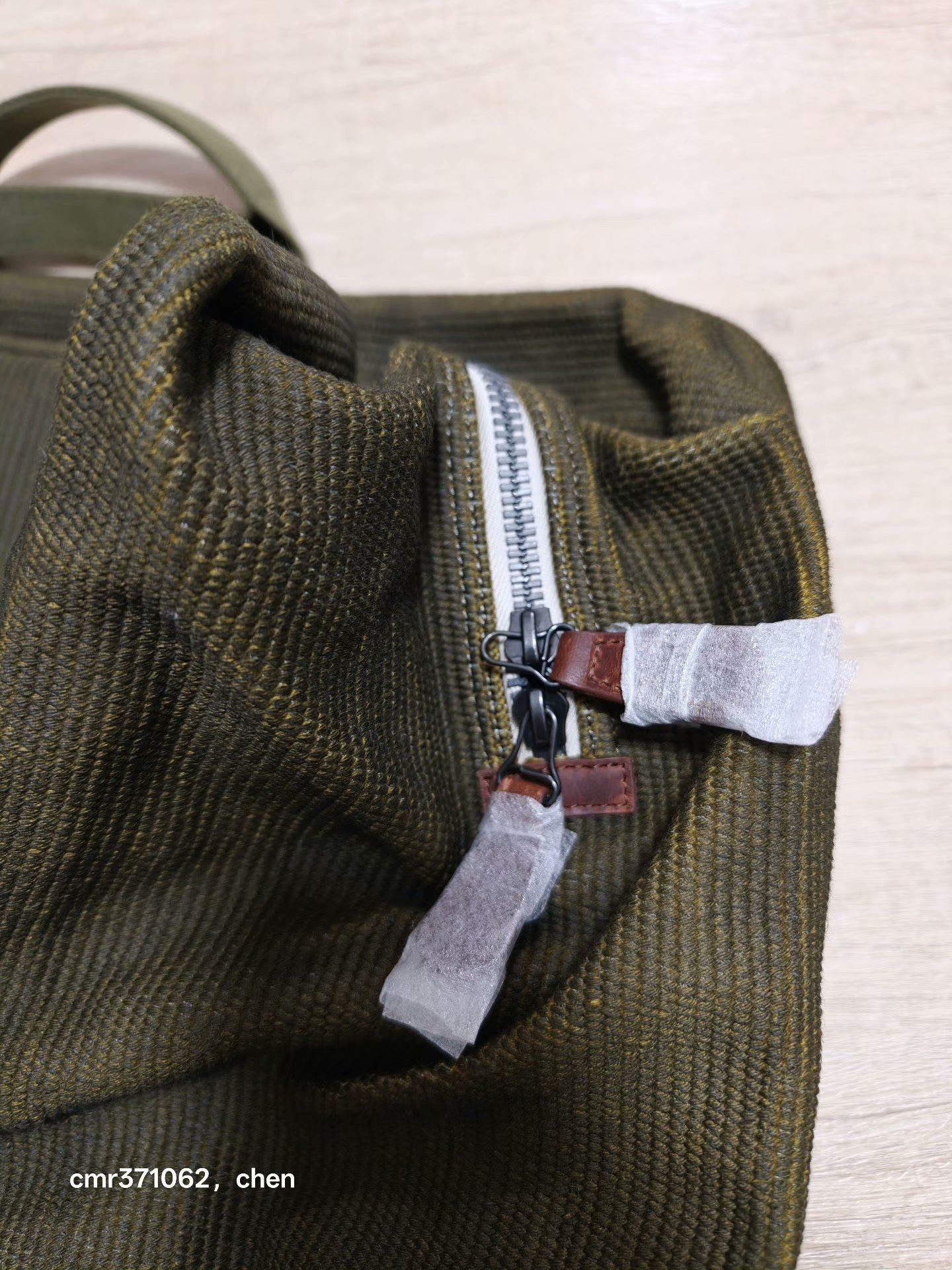 visvim 18ss dogi canvas plura bag — detail