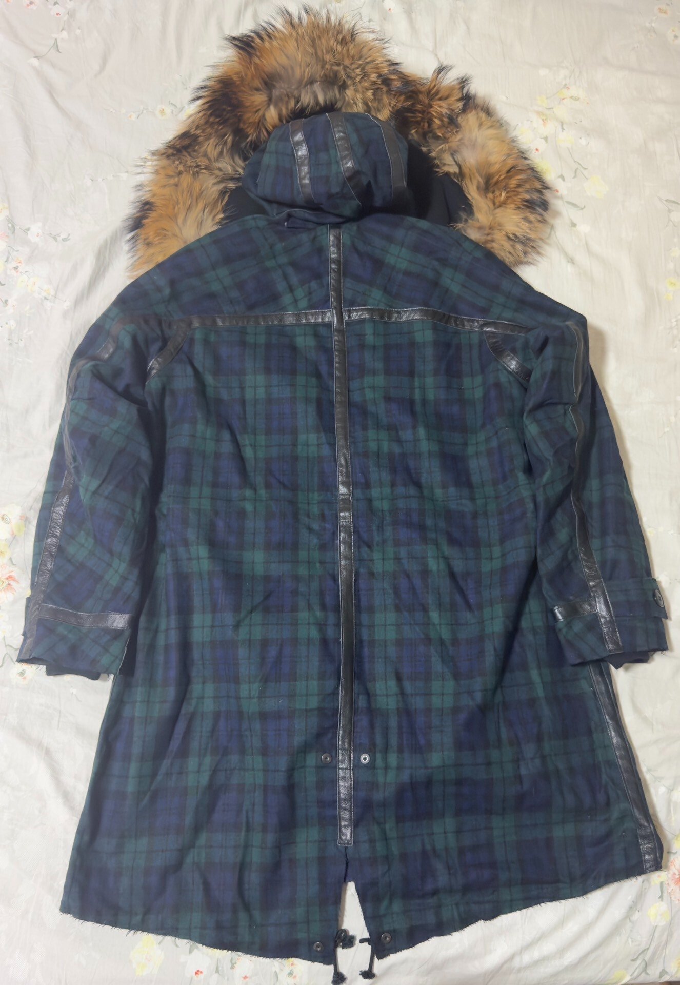 Undercover Wool Down Long Coat — front