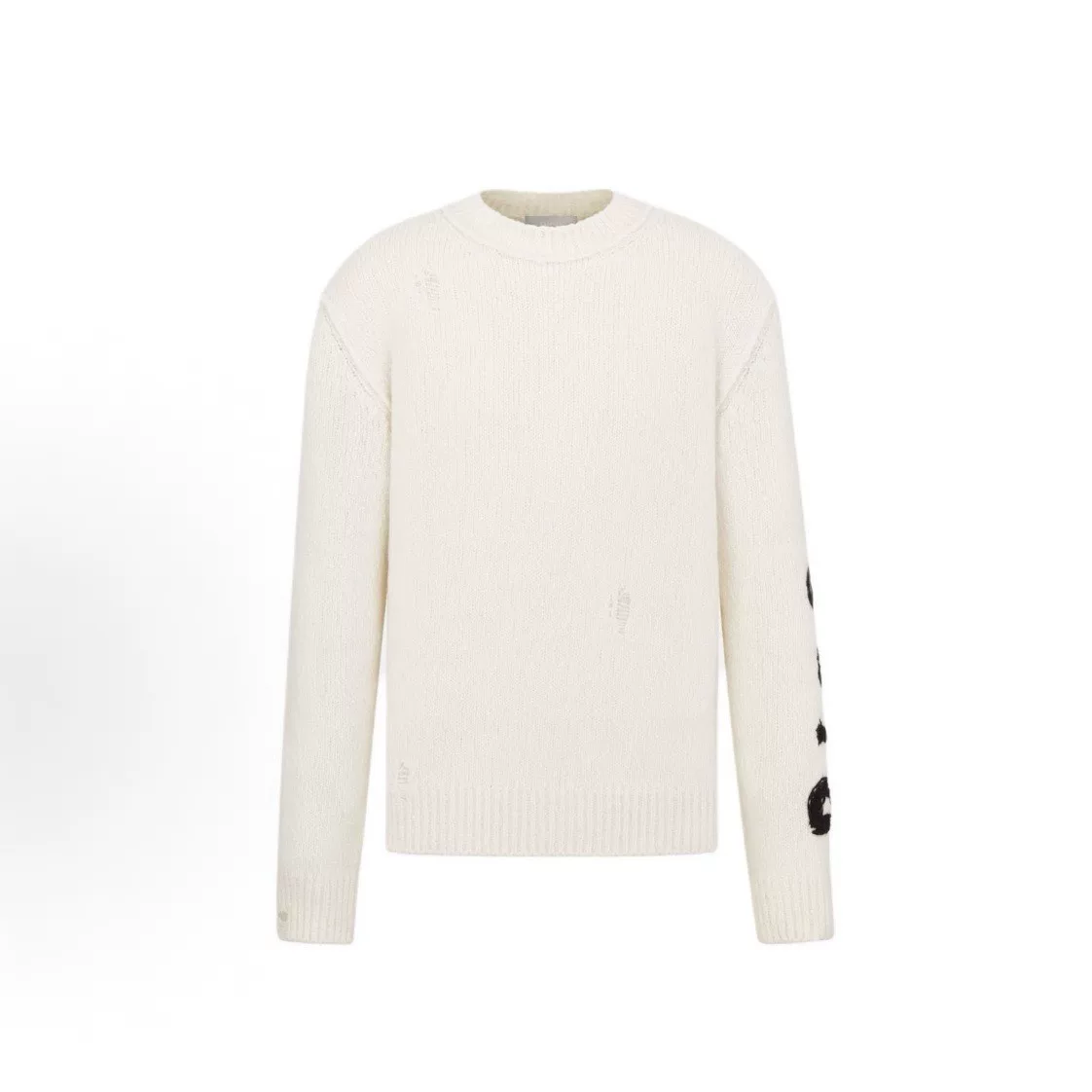 Dior SS24 Dinosaur Knit Distressed Sweater