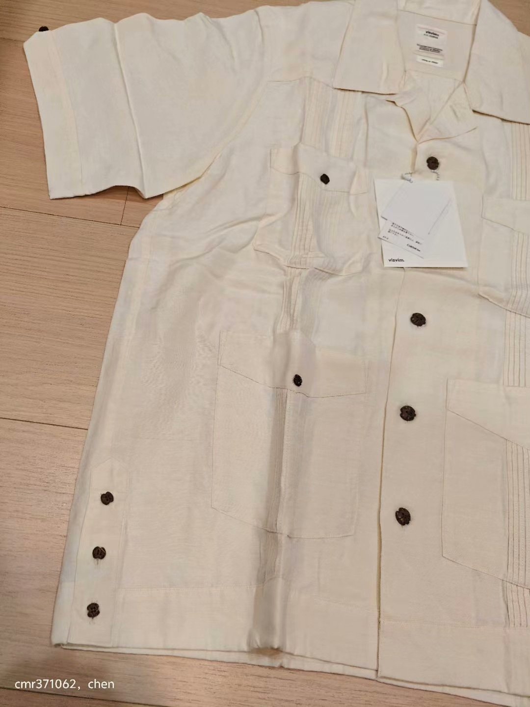 visvim 18ss Spot Social Club Shirt — detail