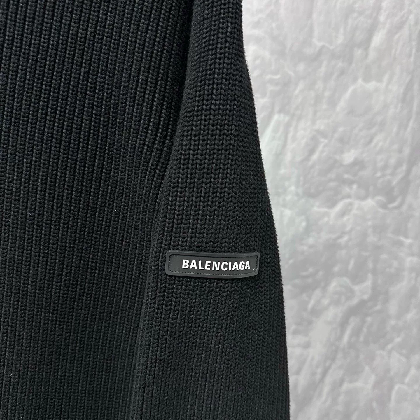 Balenciaga Layered V-Neck Sweater — detail