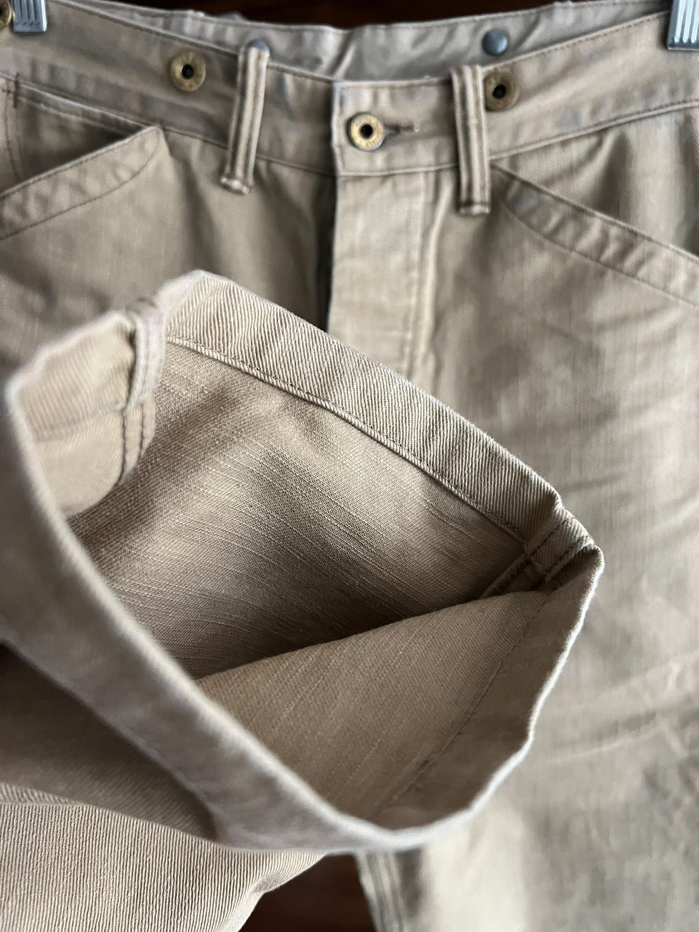 RRL Double RL Waist Overalls — back