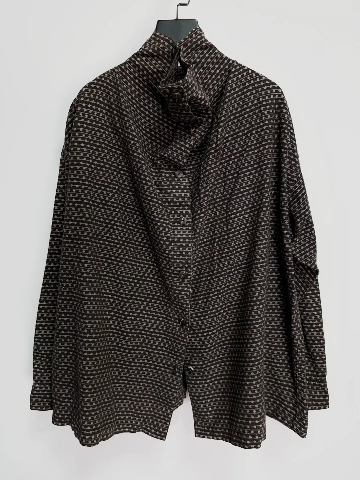 Issey Miyake 80s Collar Silk Shirt