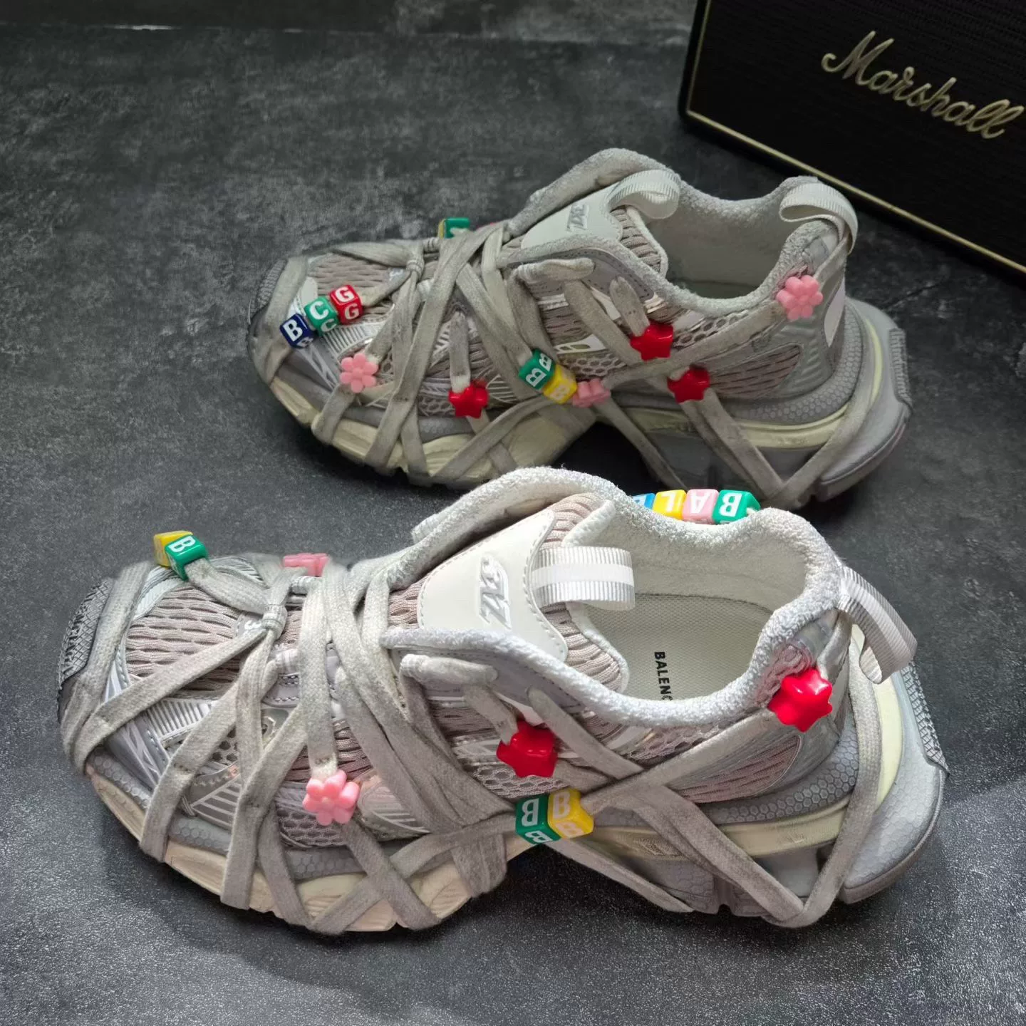 Balenciaga 3XL Beaded Laces Dad Shoes