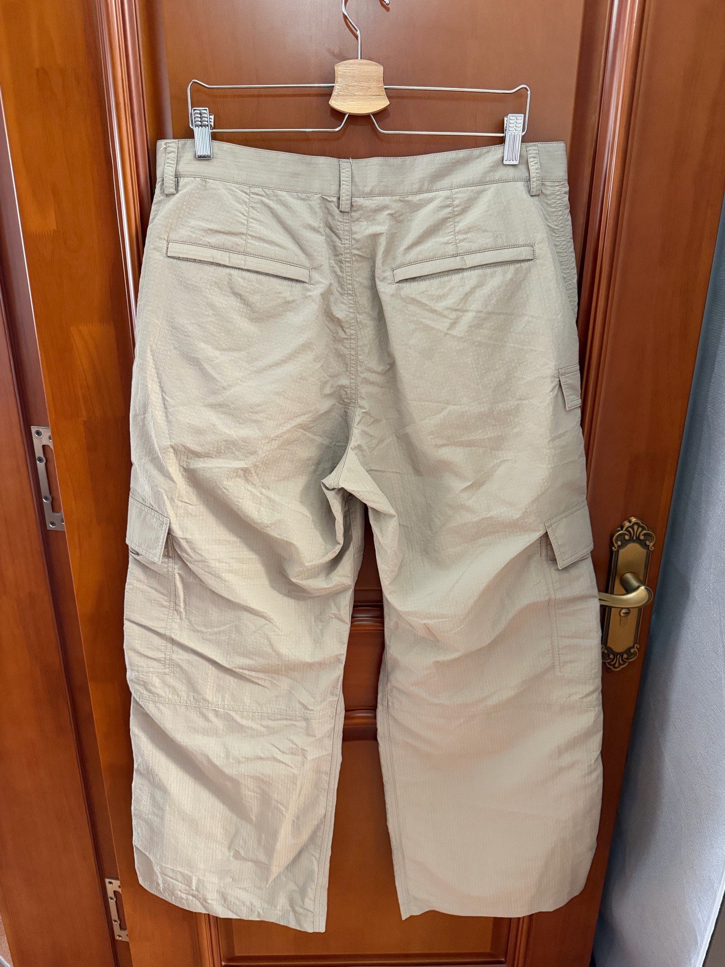 Balenciaga Tech Ripstop Cargo Pants Logo — front