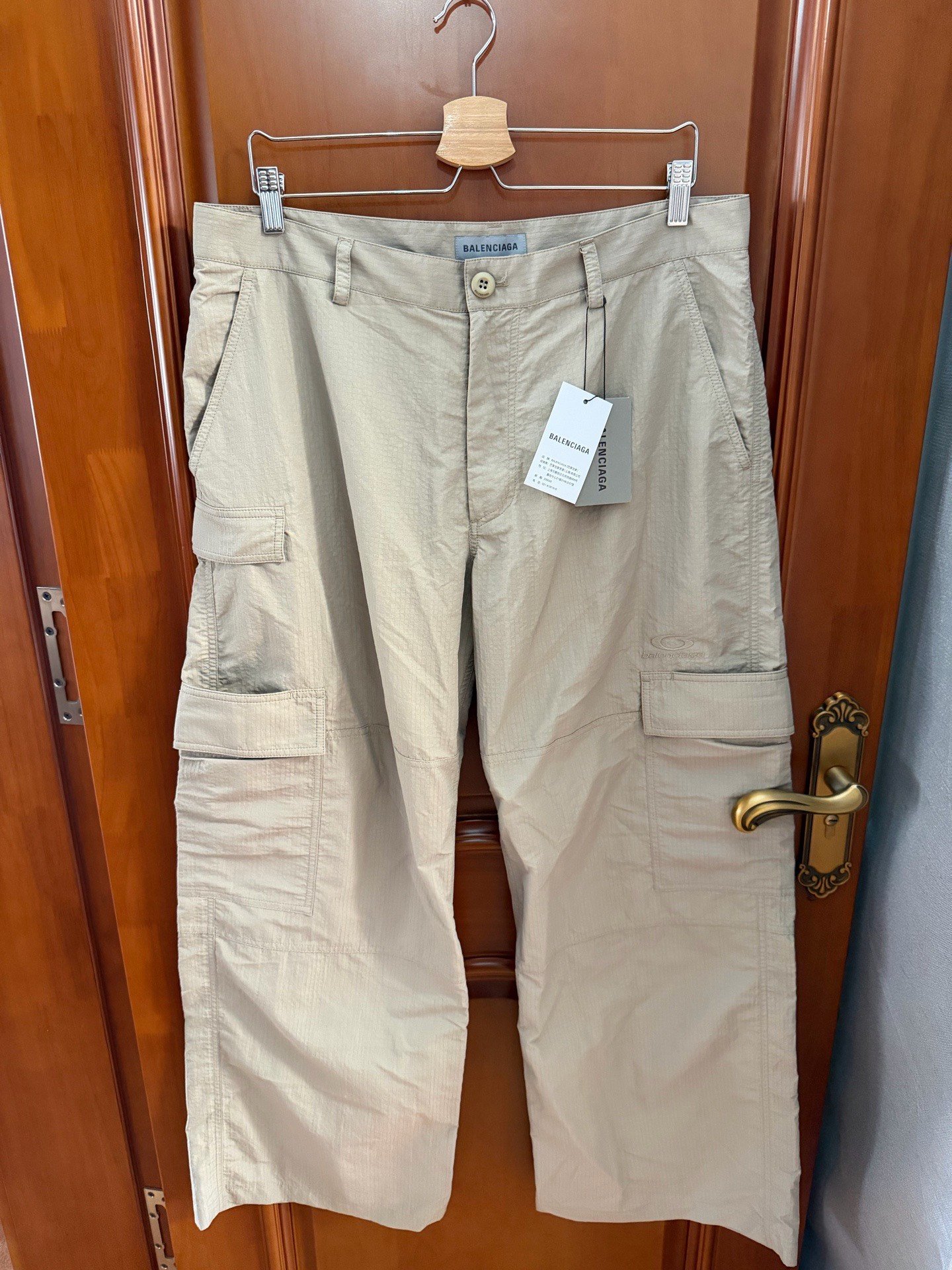 Balenciaga Tech Ripstop Cargo Pants Logo
