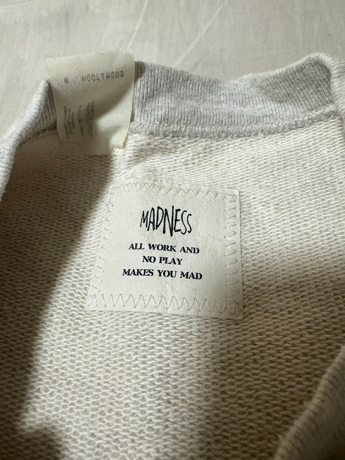 Madness x N.HOOLYWOOD 22AW Crewneck Sweatshirt — detail