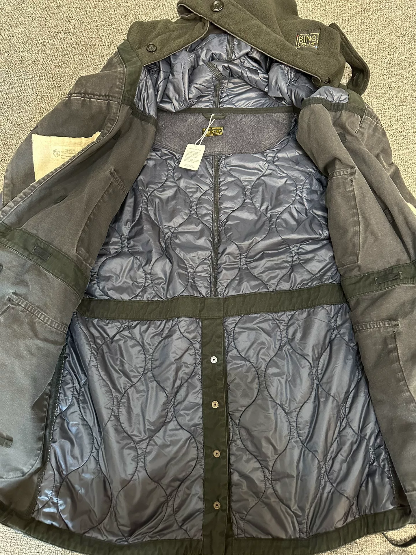 Kapital Ring Coat Padded Jacket — back