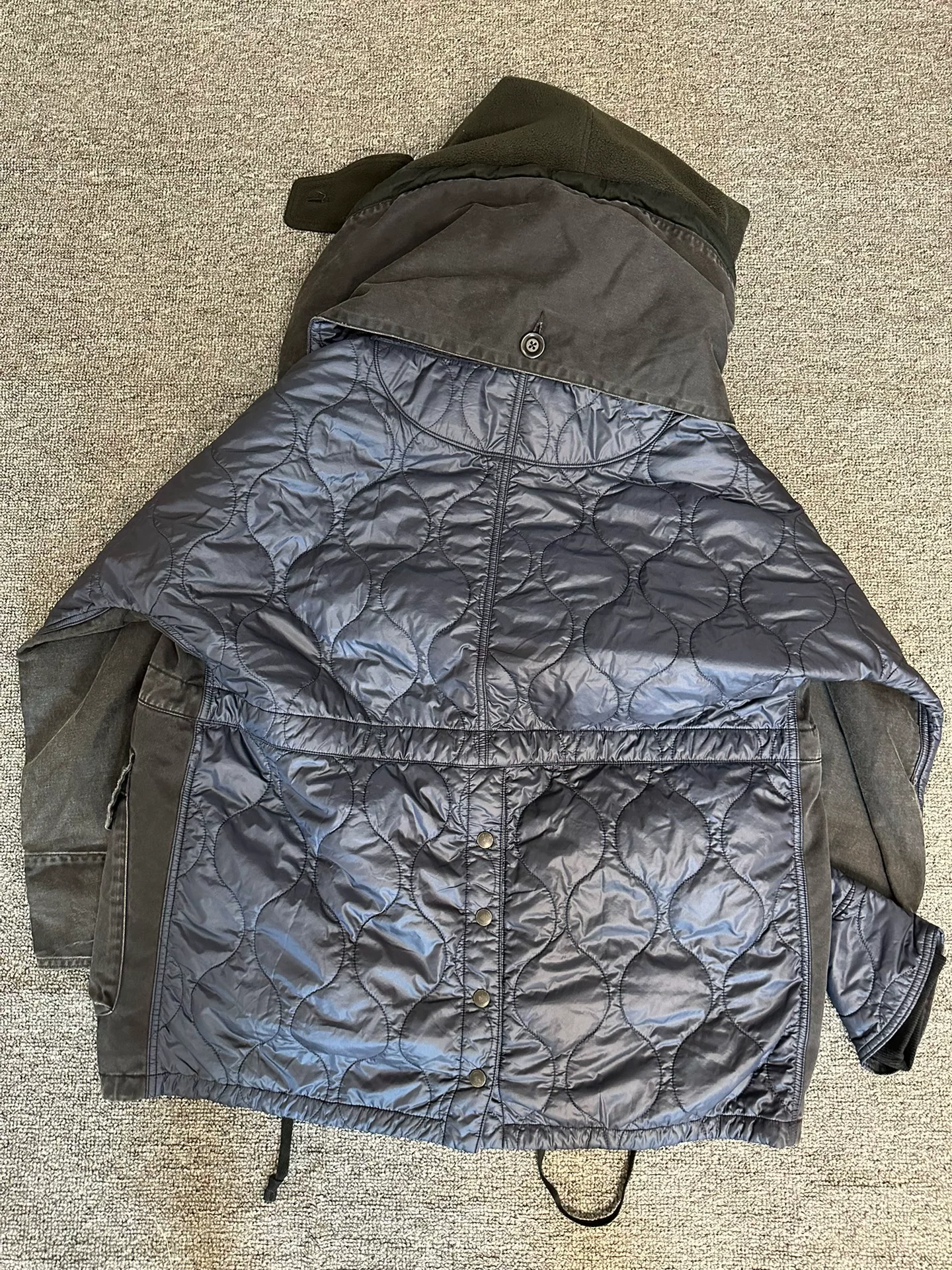 Kapital Ring Coat Padded Jacket — label