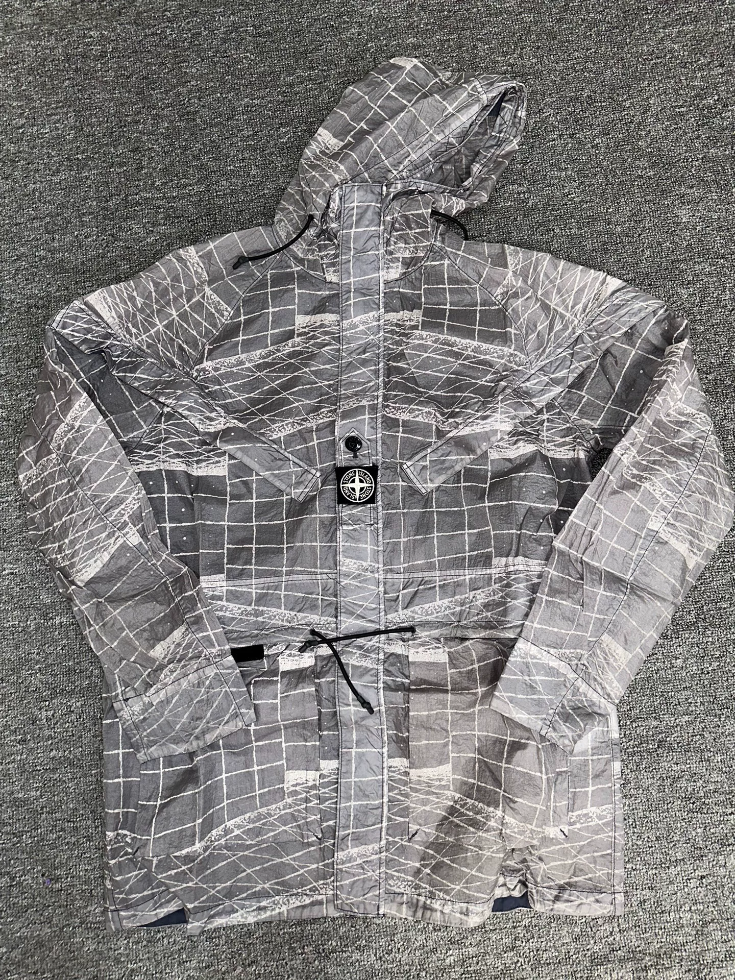 Stone Island White Label Reflective Stripe Jacket — front