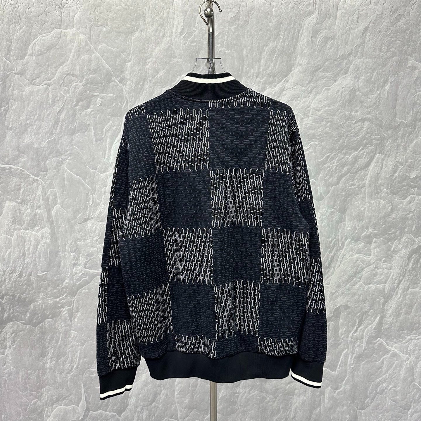 Louis Vuitton FW24 Damier Jacquard Jacket — back