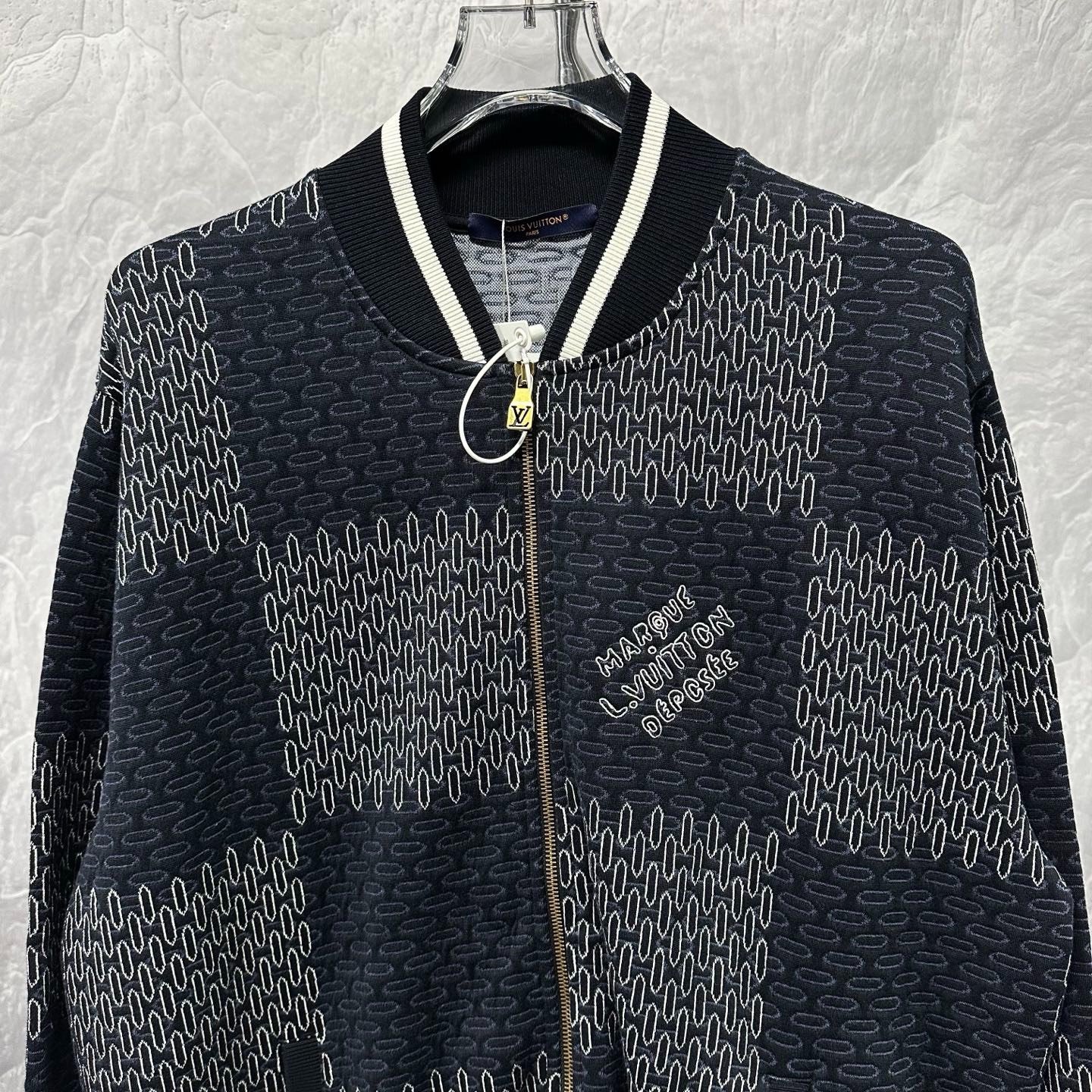 Louis Vuitton FW24 Damier Jacquard Jacket — front