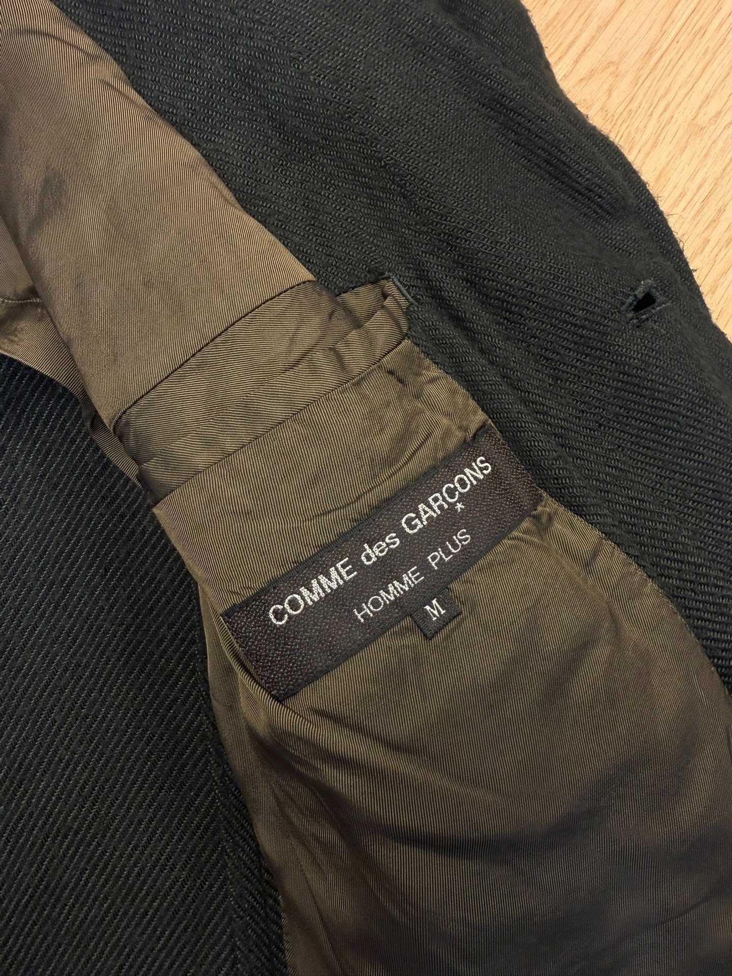 Comme des Garçons 93AW De-coloration Coat — back