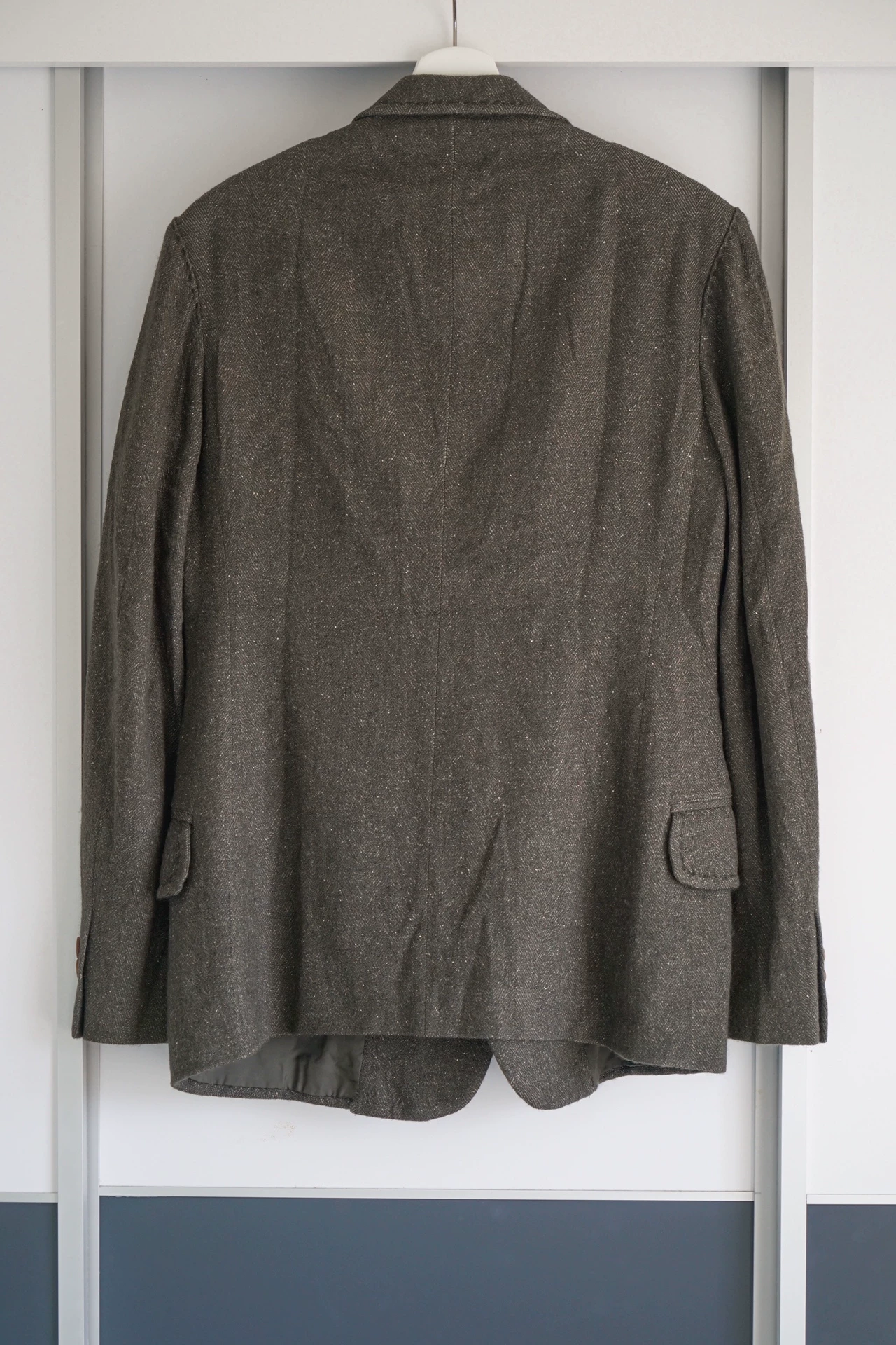 Yohji Yamamoto 08AW Hand-Stitched Suit — front