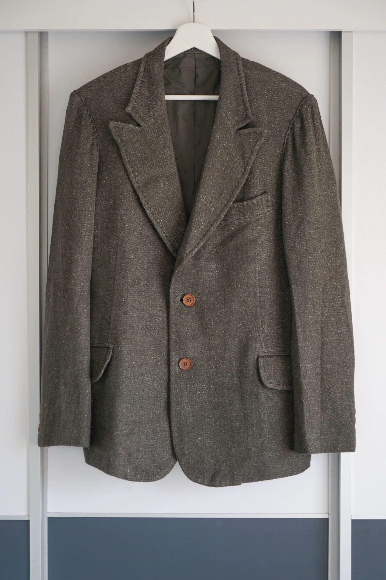 Yohji Yamamoto 08AW Hand-Stitched Suit