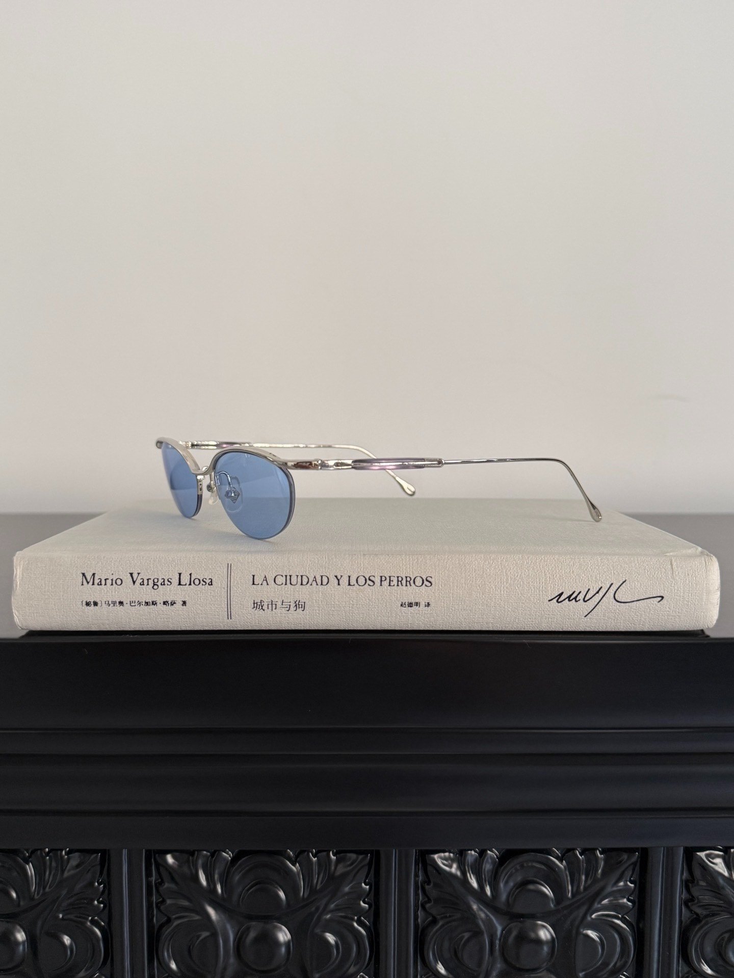Jean Paul Gaultier Silver Frame Sunglasses — back